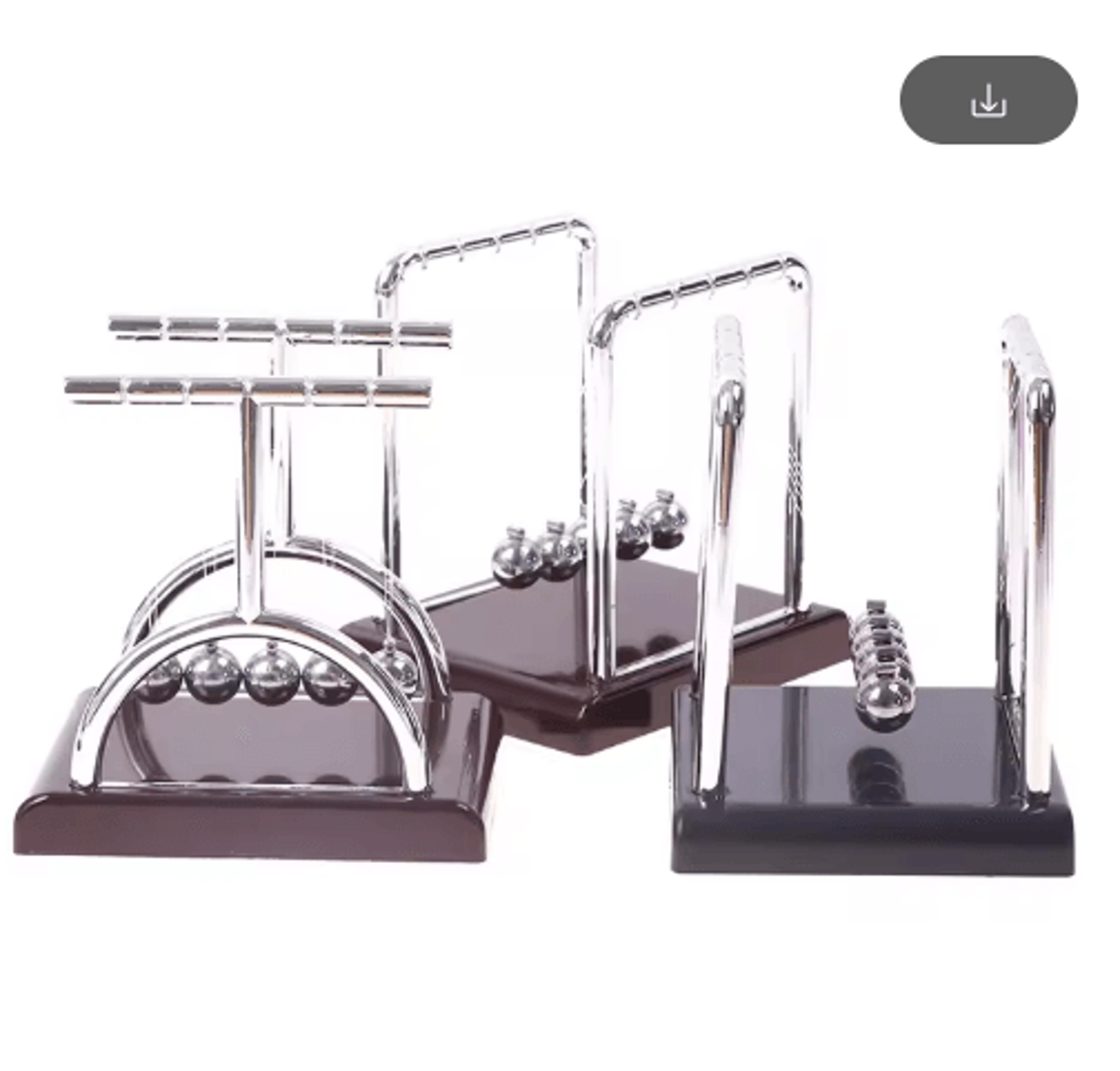 newtons cradle desk toy metal pendulum balance balls for office & home decor