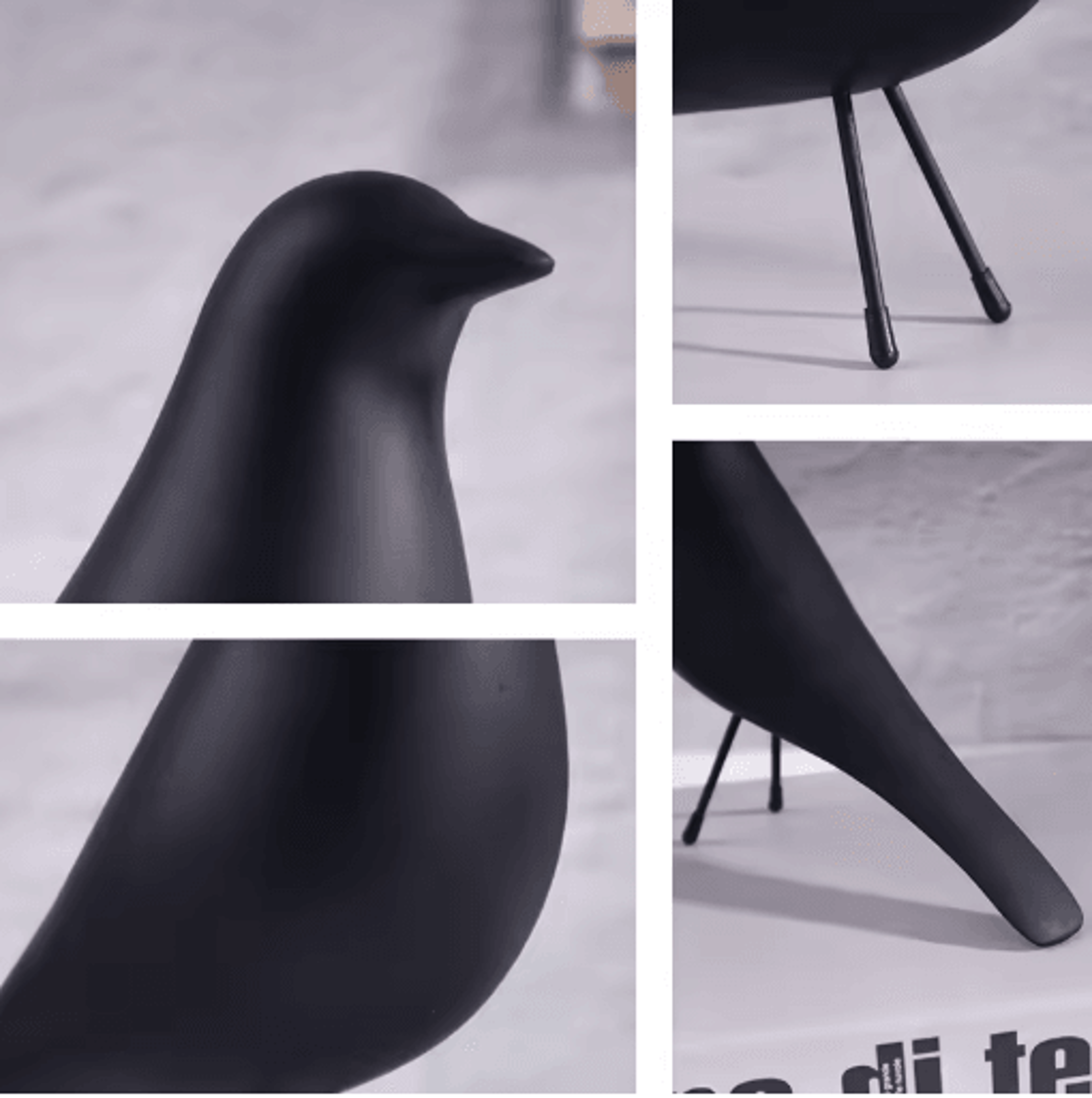nordic minimalist bird sculpture modern resin home decor ornament