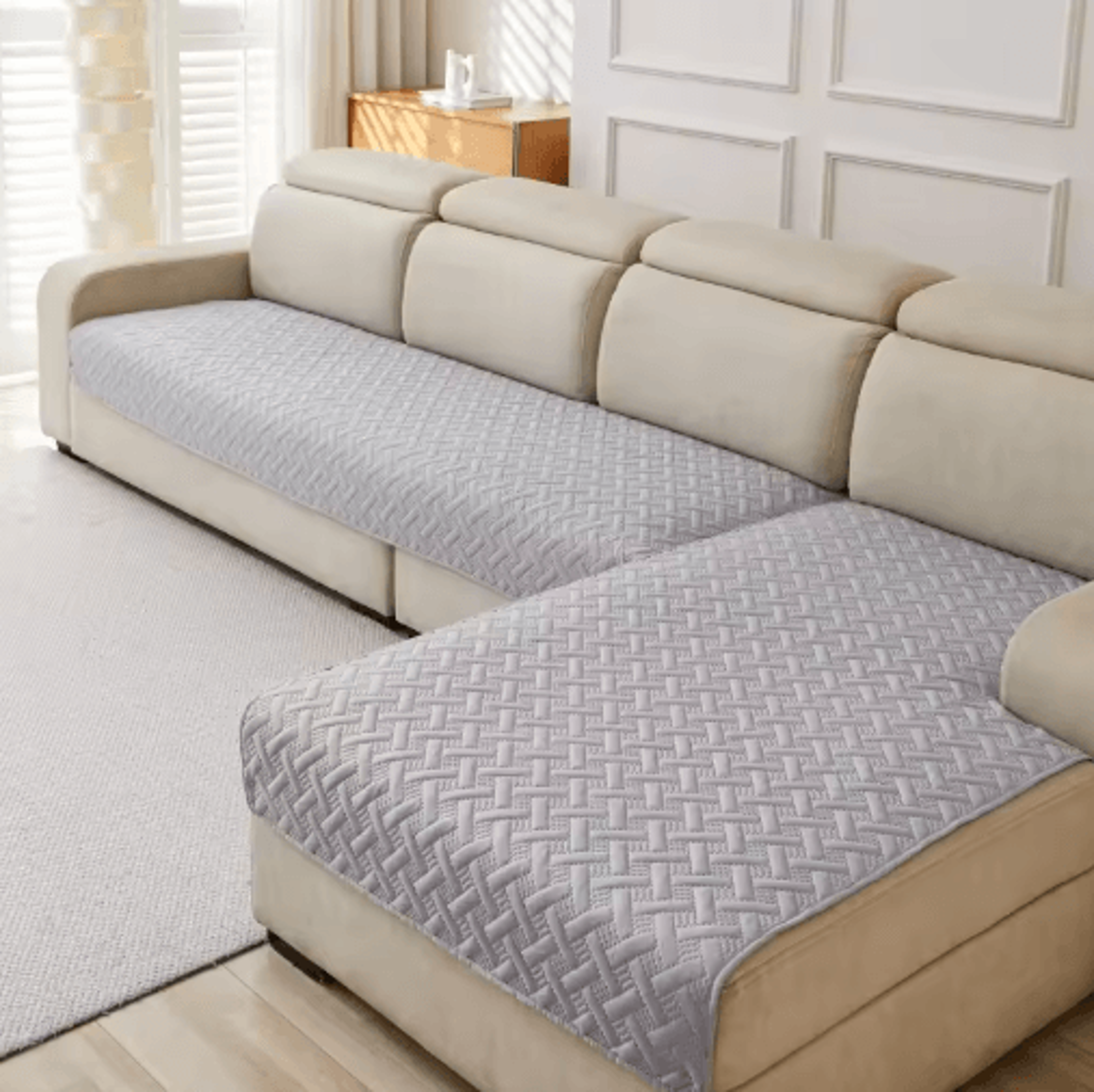 waterproof sofa cover pet couch protector – scratch-proof washable slipcover