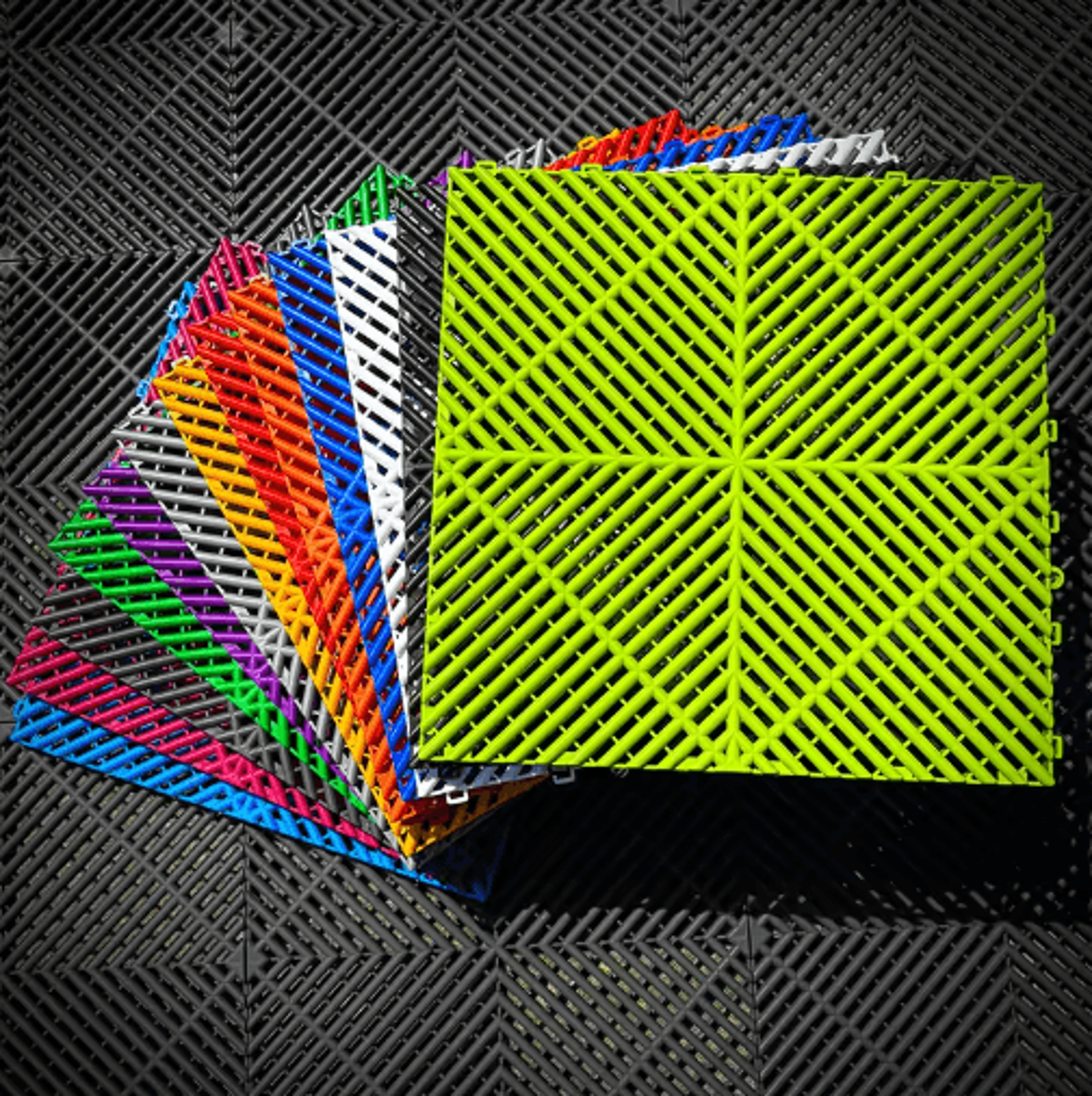 interlocking garage floor tiles – vented modular flooring for outdoor & events