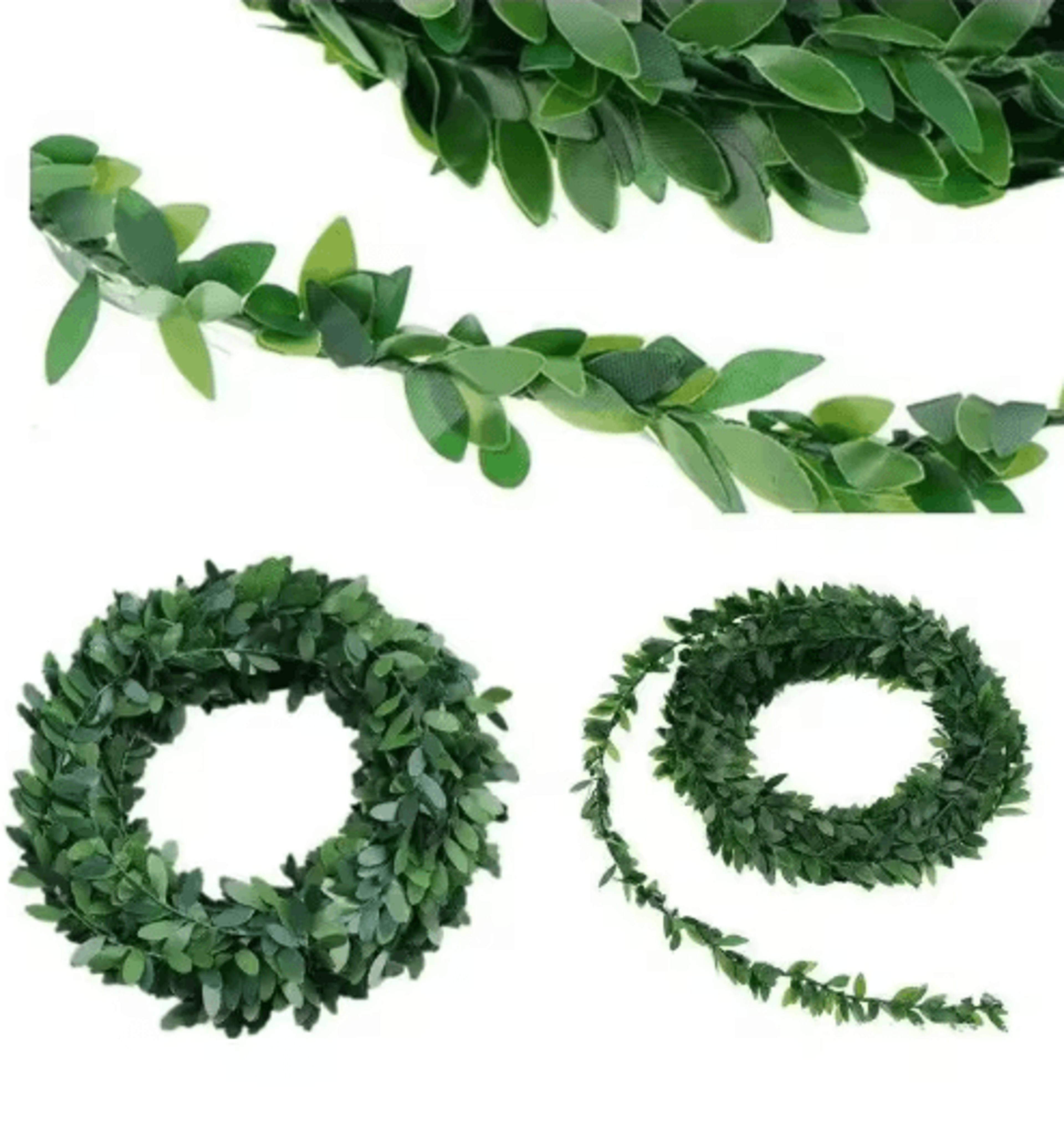 7.5m artificial ivy garland – uv resistant outdoor vine decoration