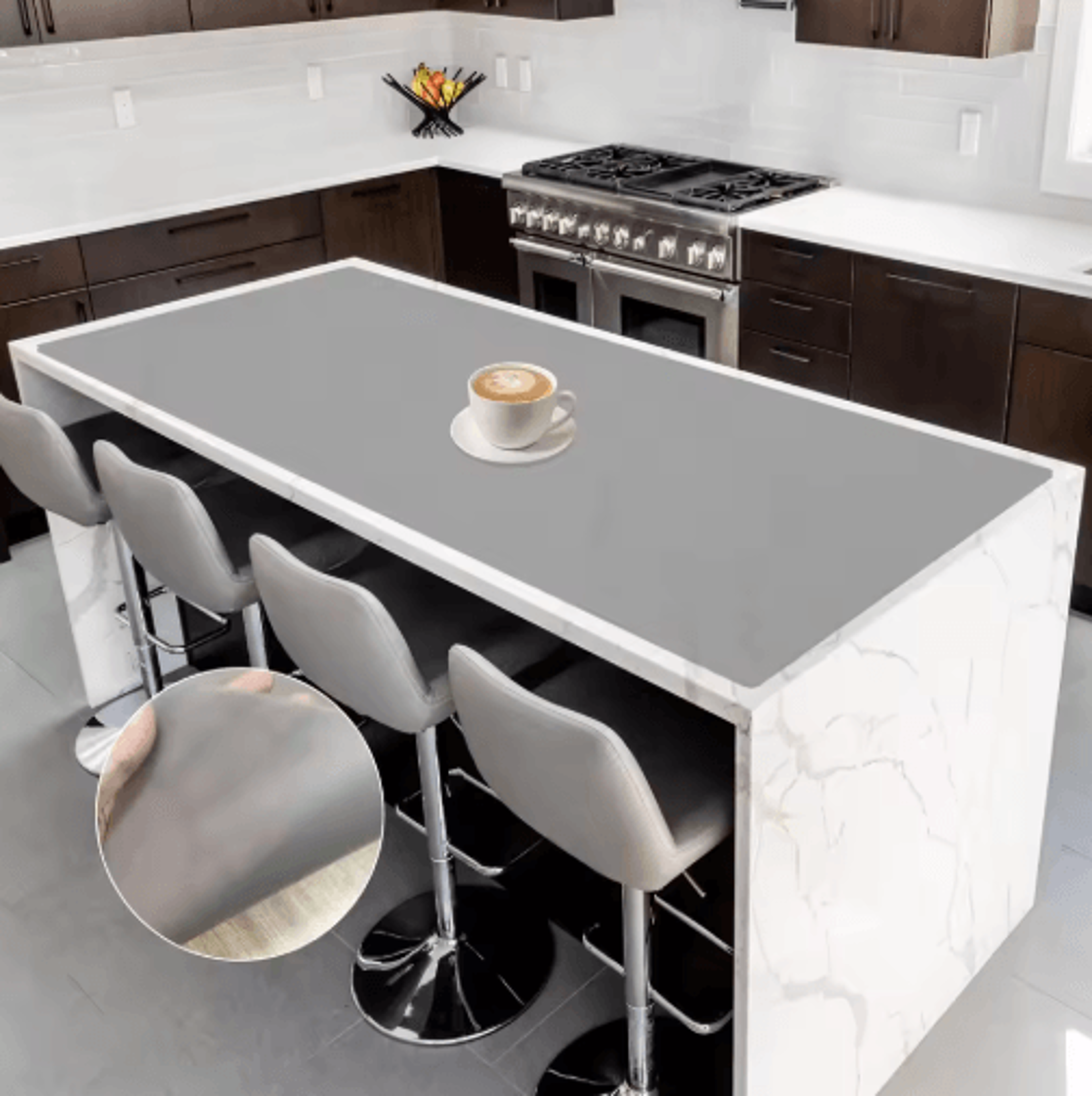 large heat resistant waterproof table mat – oil-proof kitchen & desk protector