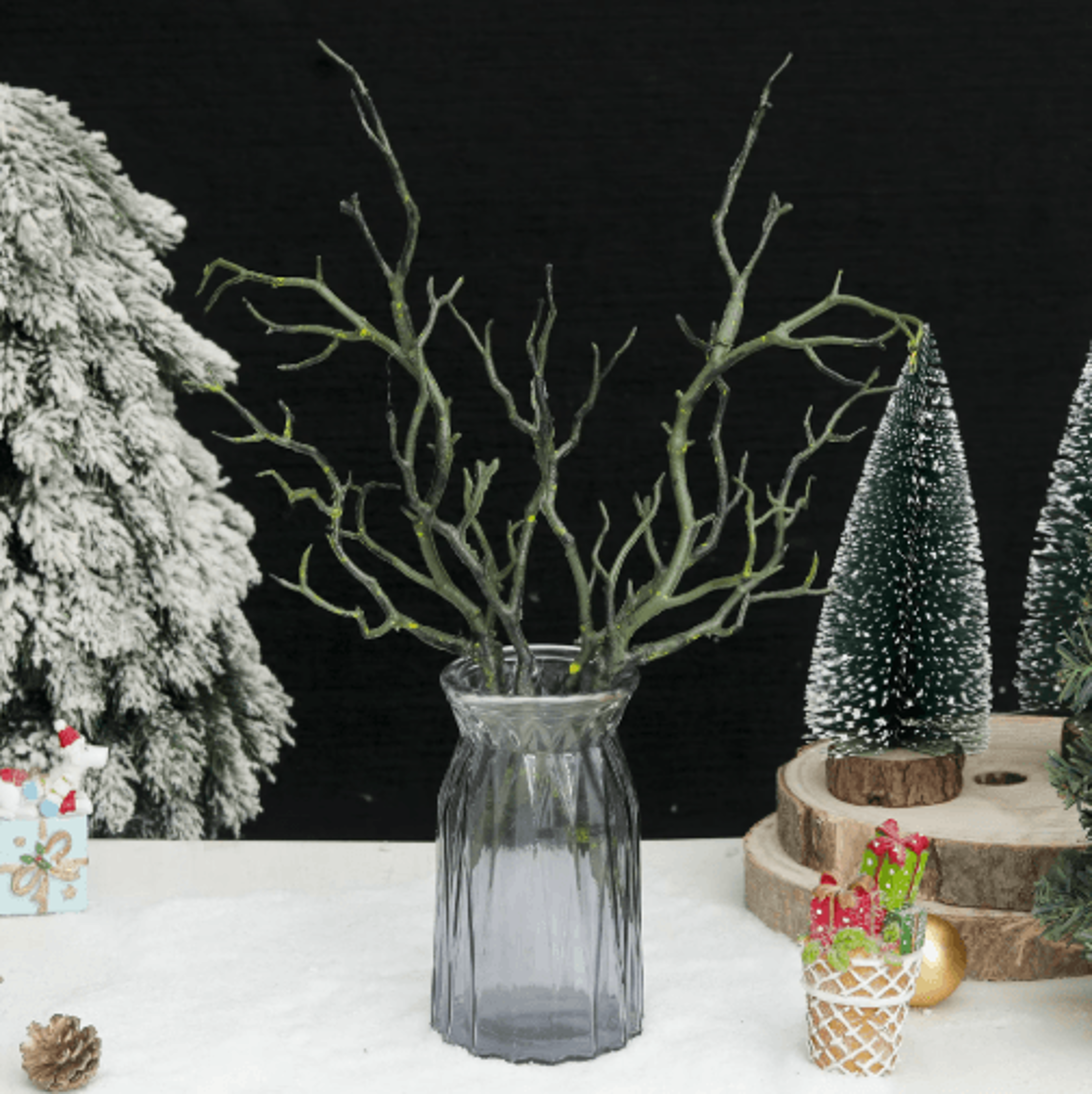 artificial antler branch decor – rustic winter tree stems for wedding & home table styling