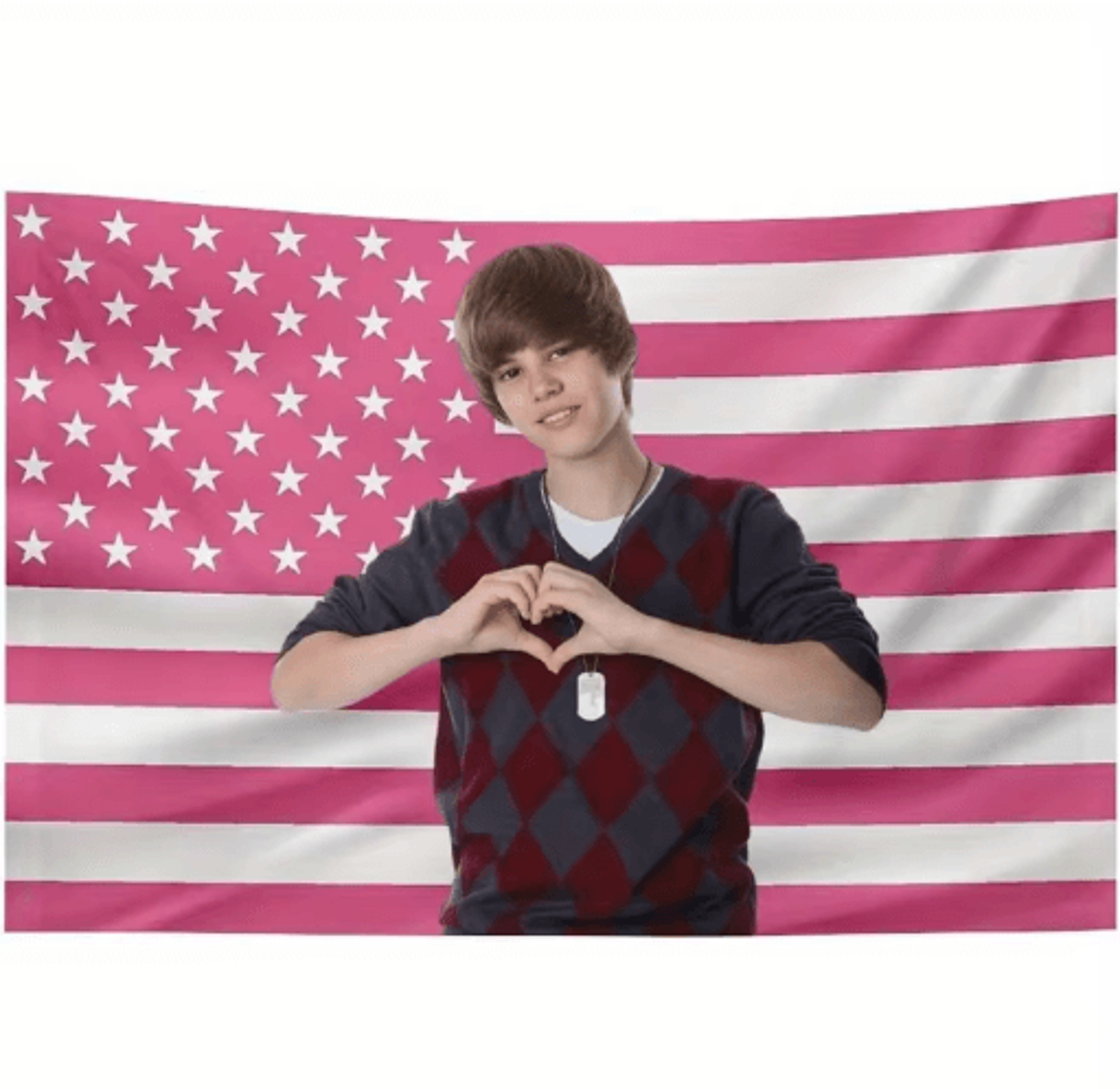 patriotic american flag wall banner celebrity-inspired outdoor festival decor