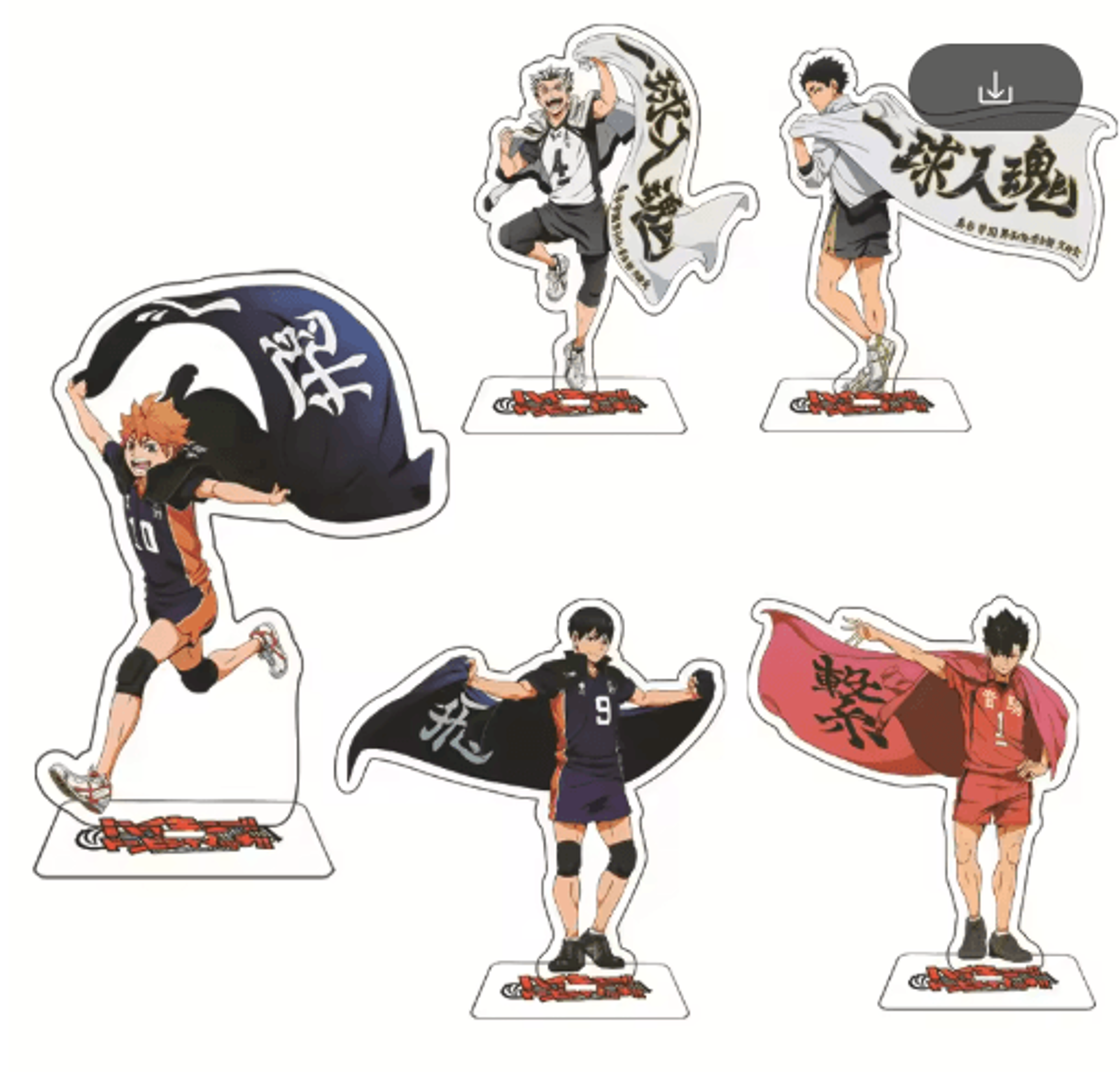 haikyuu acrylic stand figure – anime desk decor & character display