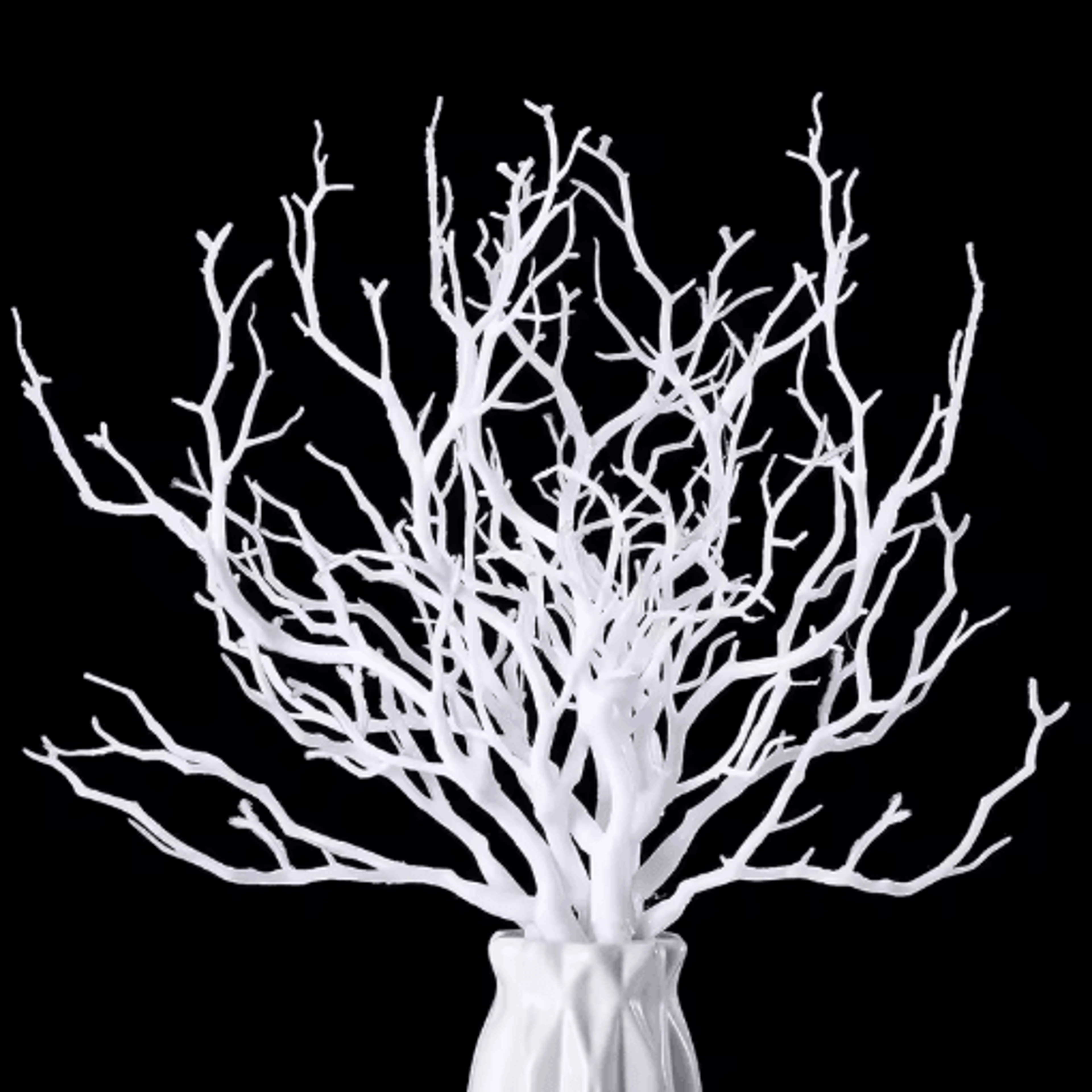 artificial antler branch decor faux twig centerpiece for christmas & winter styling
