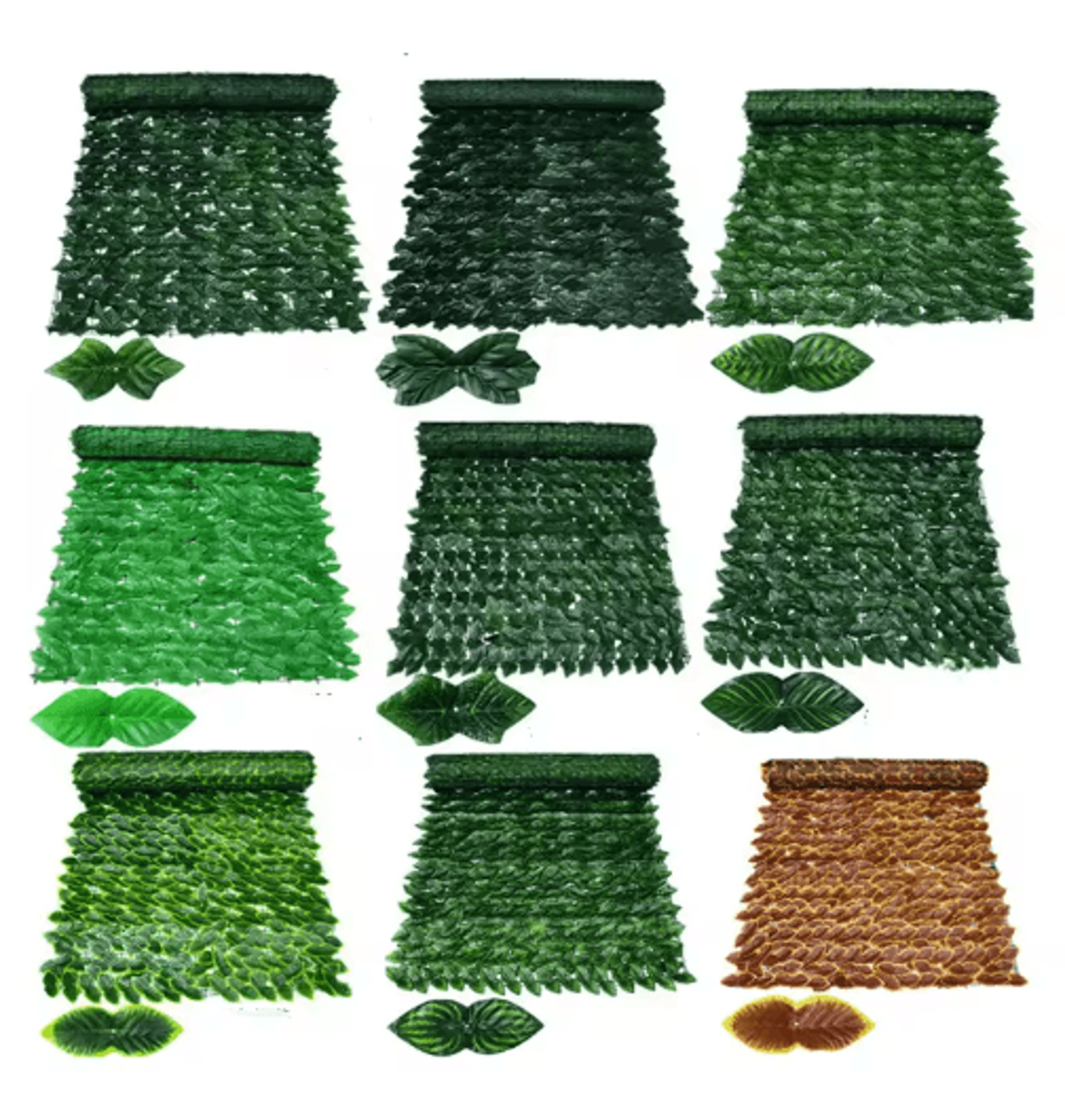 artificial ivy hedge fence panel outdoor balcony privacy screen decor