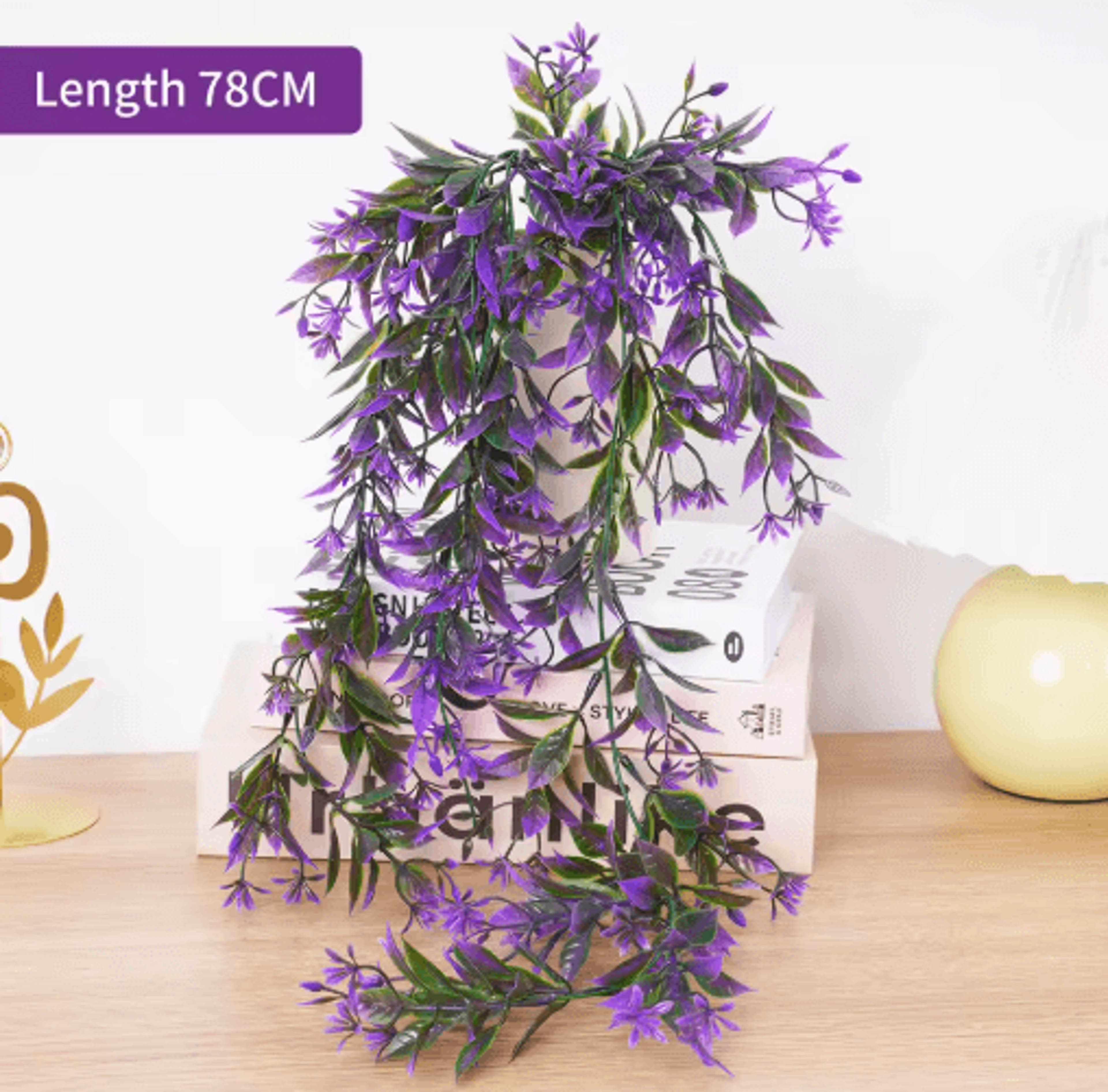 artificial ivy garland wall hanging – lush greenery vines for indoor & outdoor decor