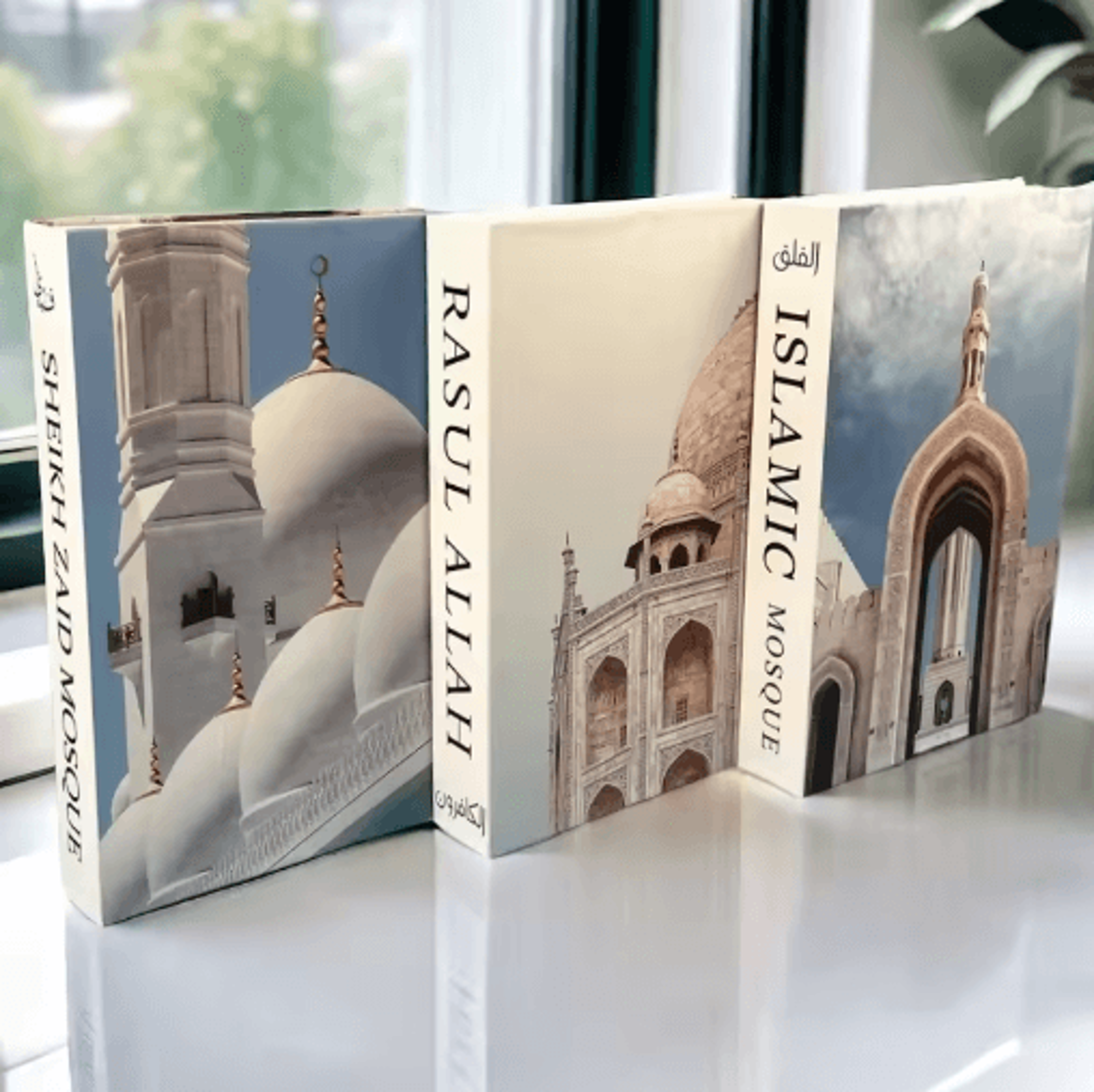 luxury decorative book box – islamic kaaba design coffee table storage decor