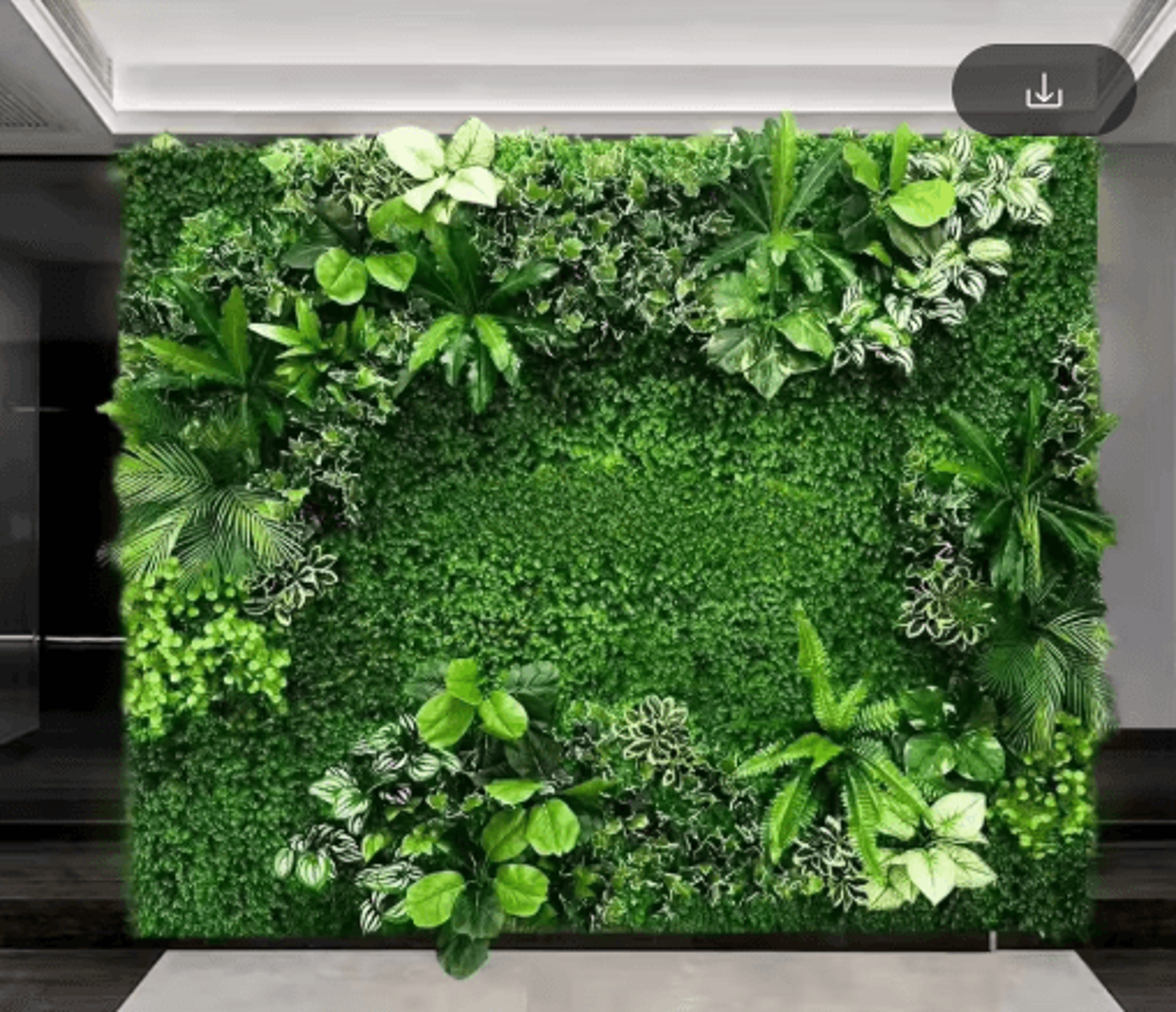 artificial eucalyptus green wall panel – wedding backdrop & grid decor (40by120cm)