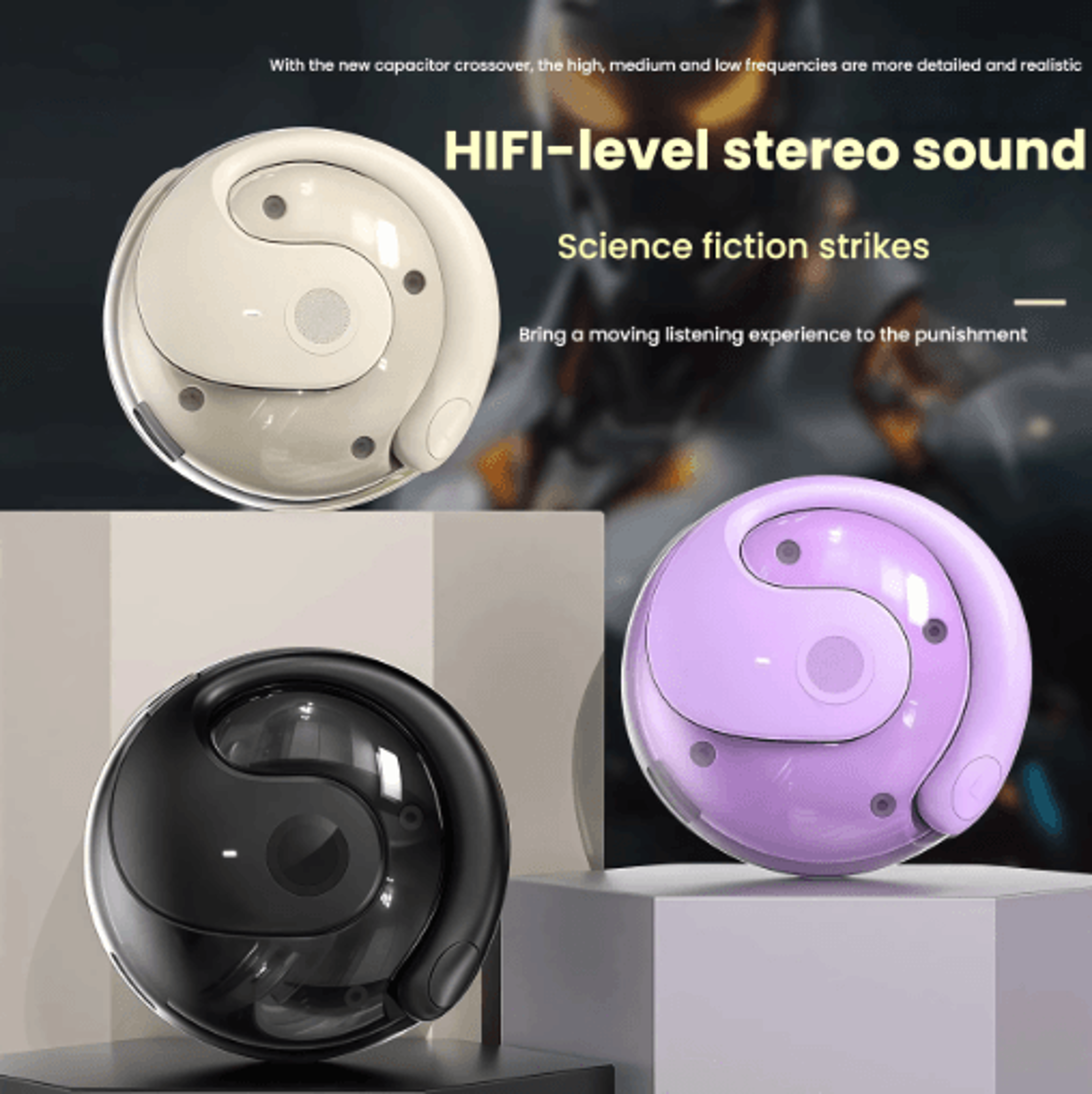 ows by01 ai translation earbuds wireless bluetooth translator earphones with 150 language supports