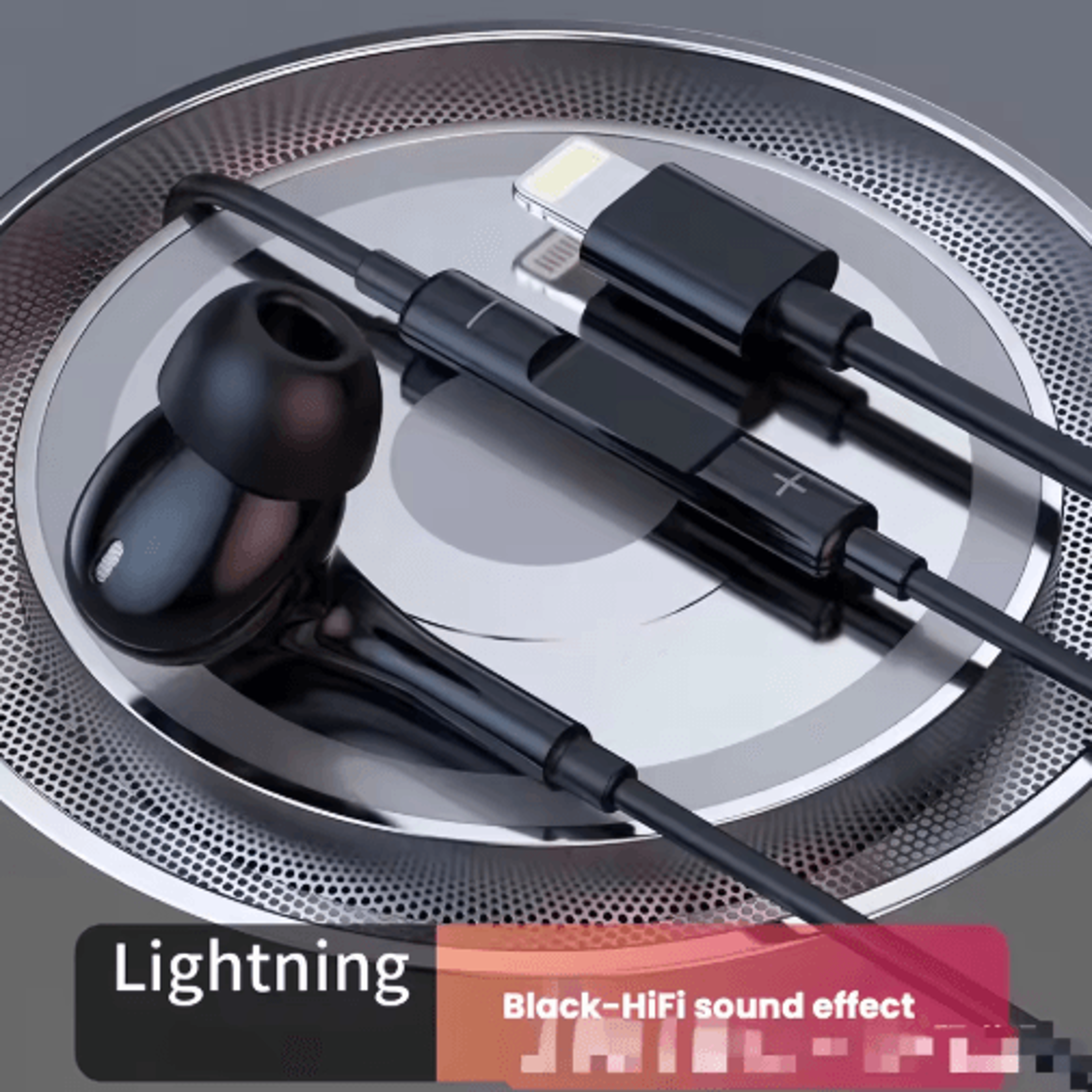 hifi lightning wired headphones digital chip earphones with mic for iphone 5 13