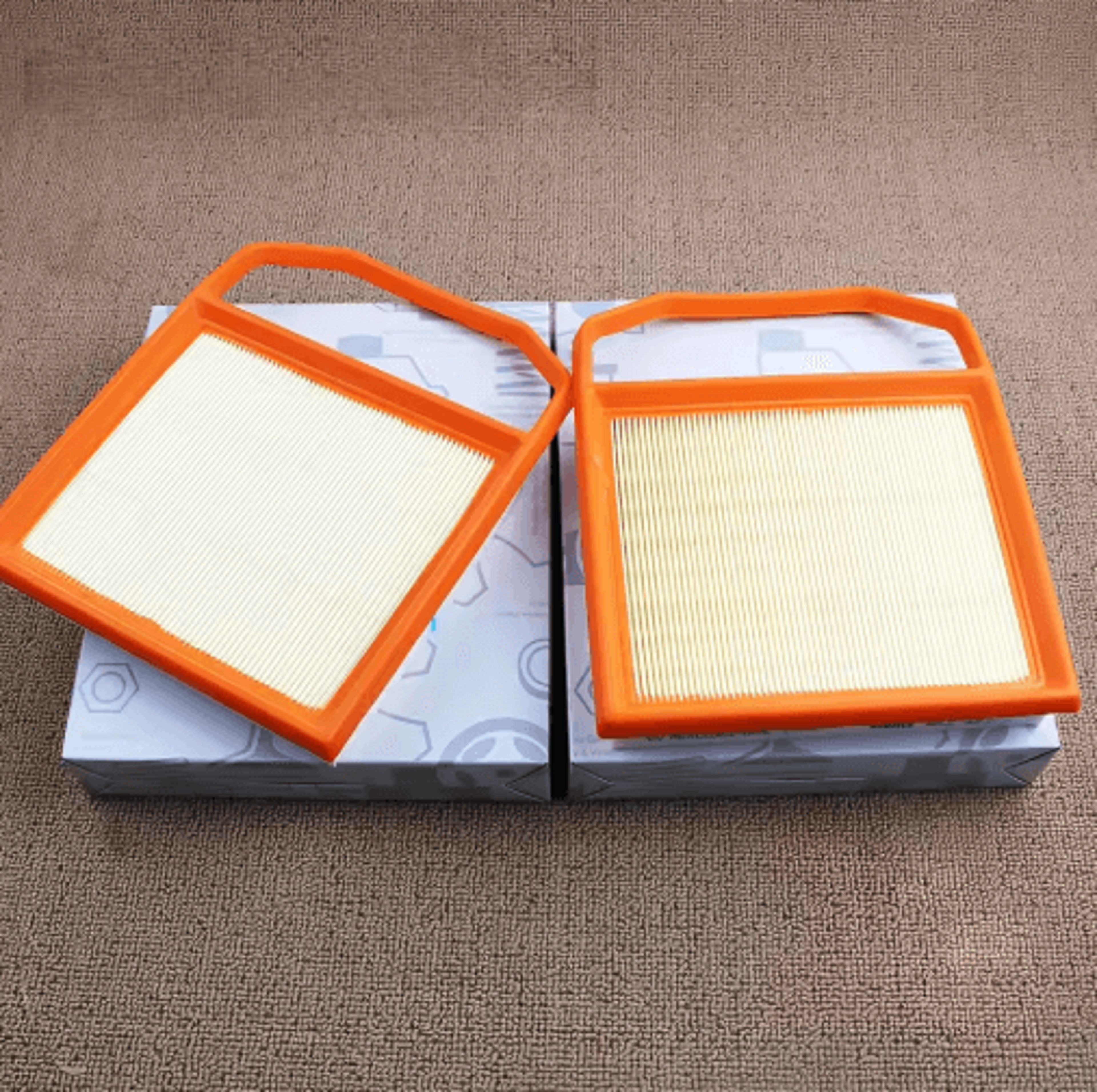 2-piece mercedes engine air filter set – high-performance replacement for 3.0t models (e, c, glc, gle, gls)