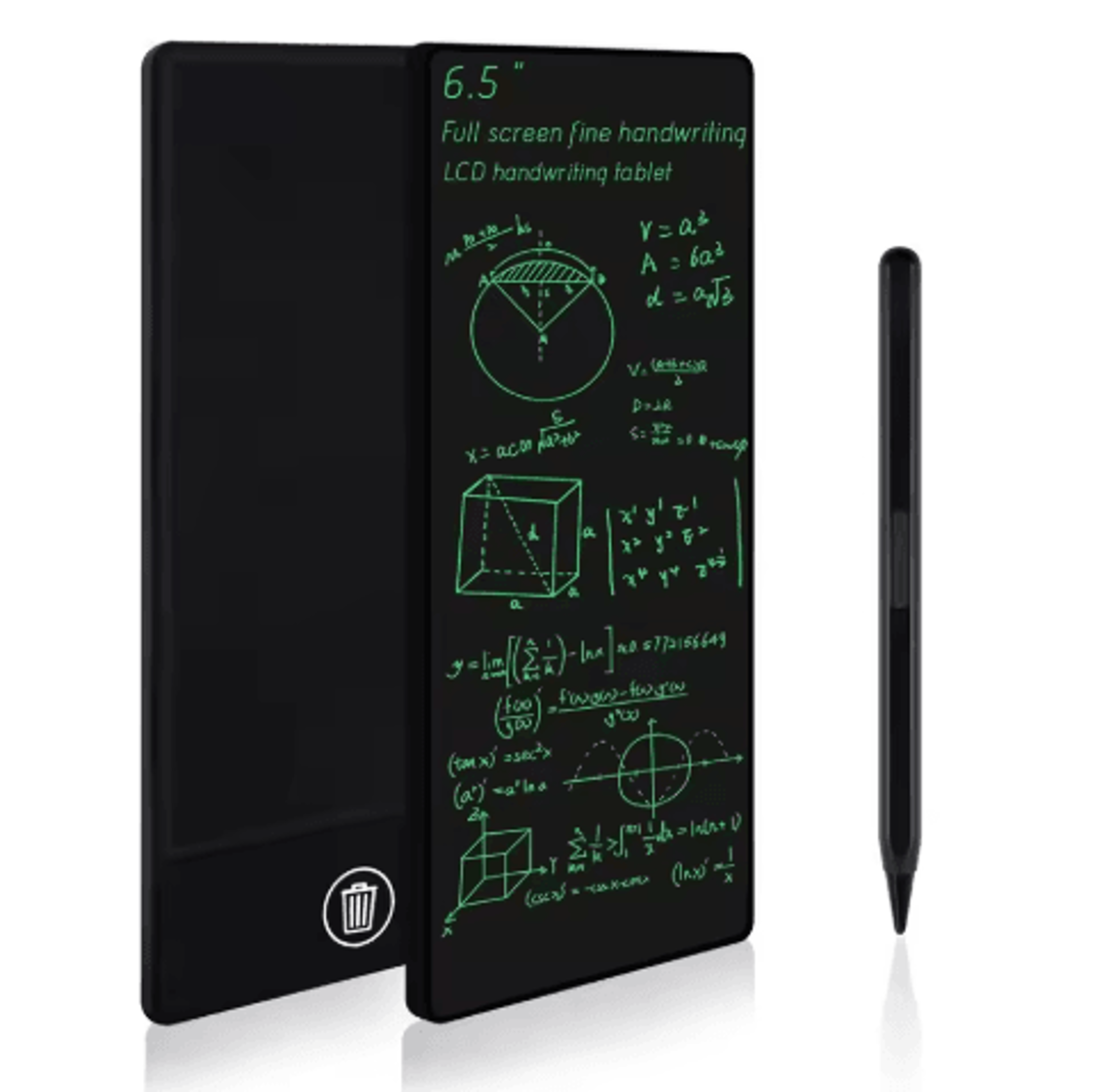 6.5 lcd writing tablet – magnetic digital sketch pad for notes, drawing & meetings