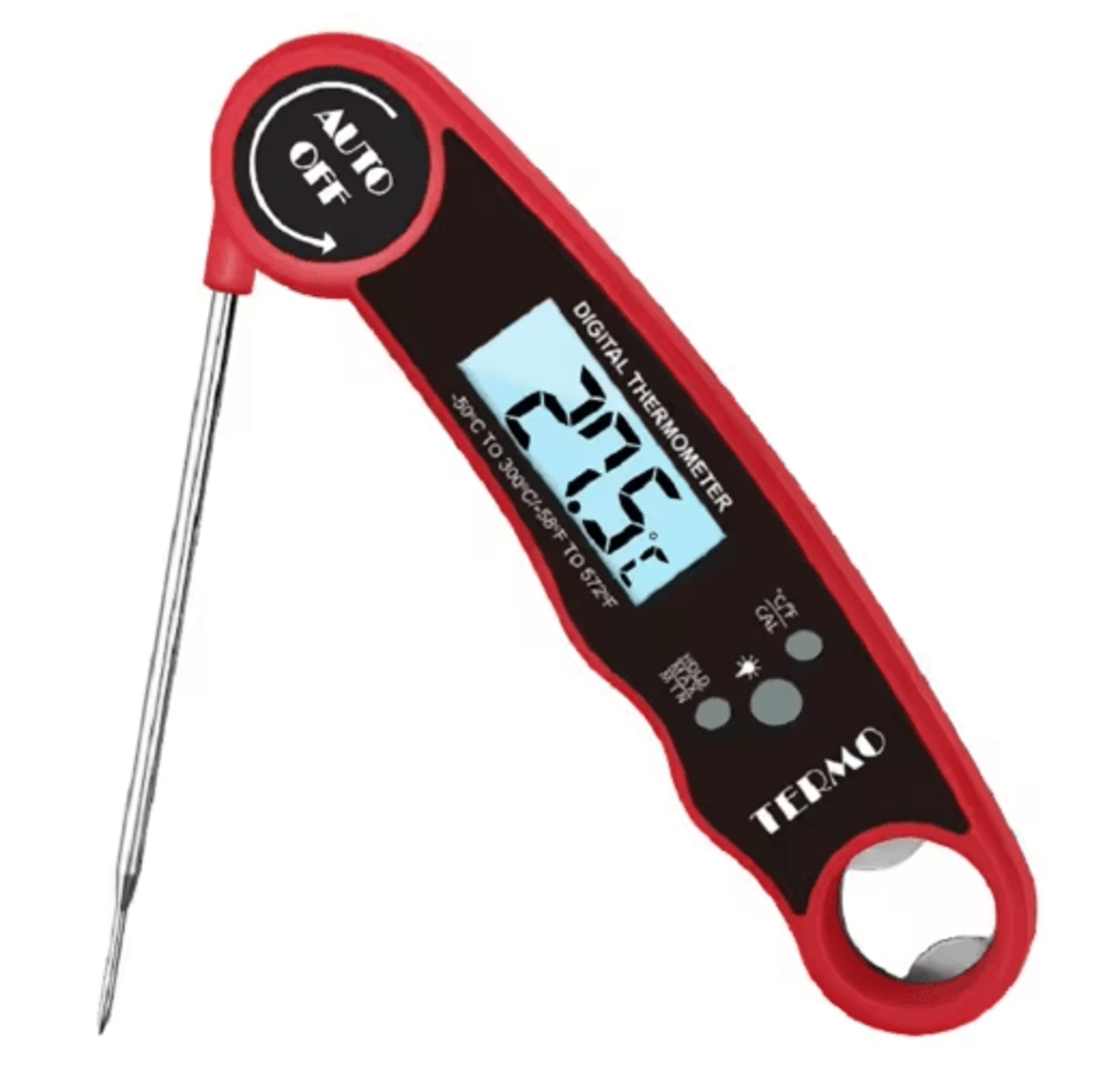 3-second instant read meat thermometer – fast & accurate digital food thermometer for bbq & kitchen