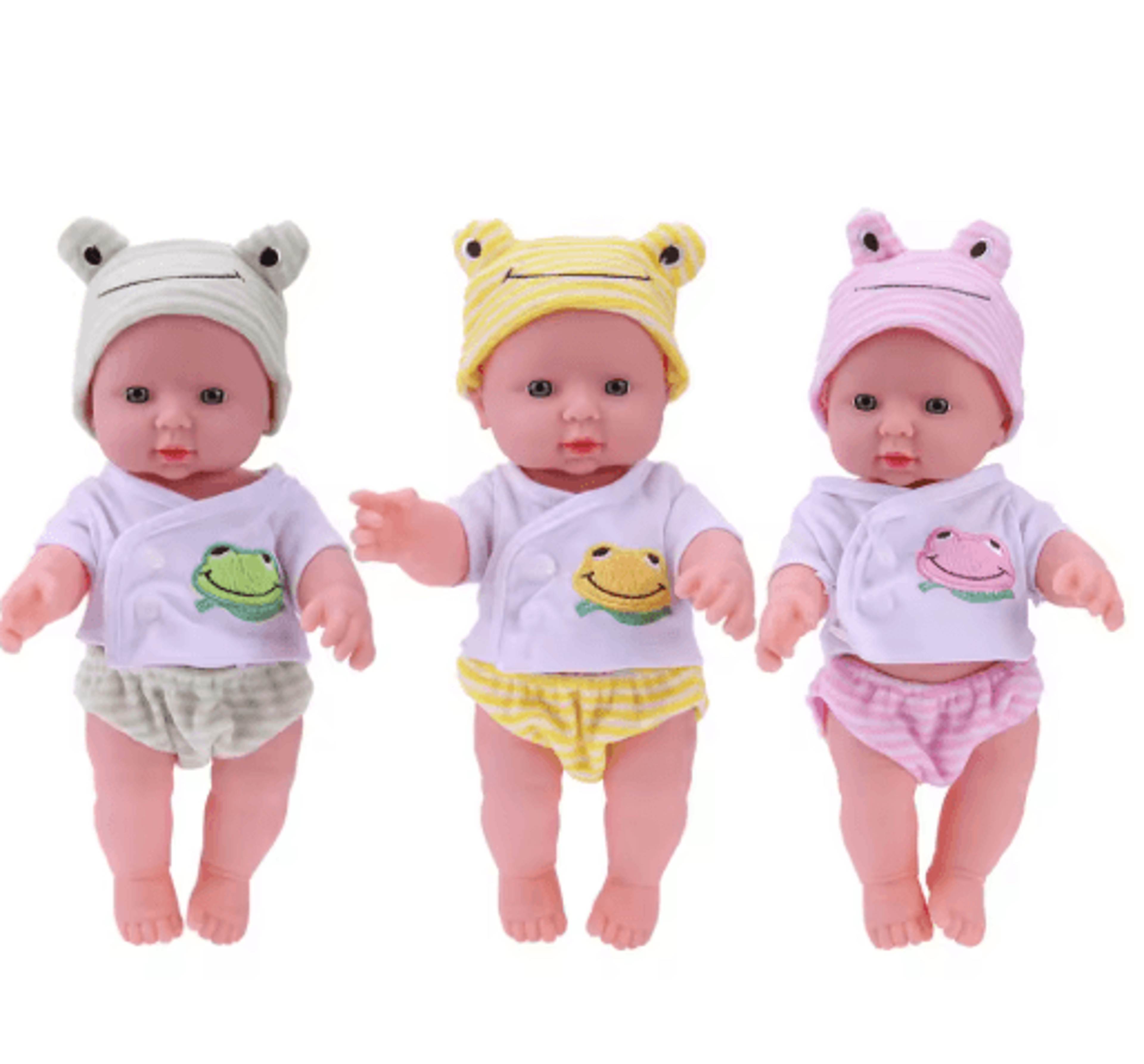 30cm reborn baby girl doll – realistic soft pvc lifelike baby companion toy for kids