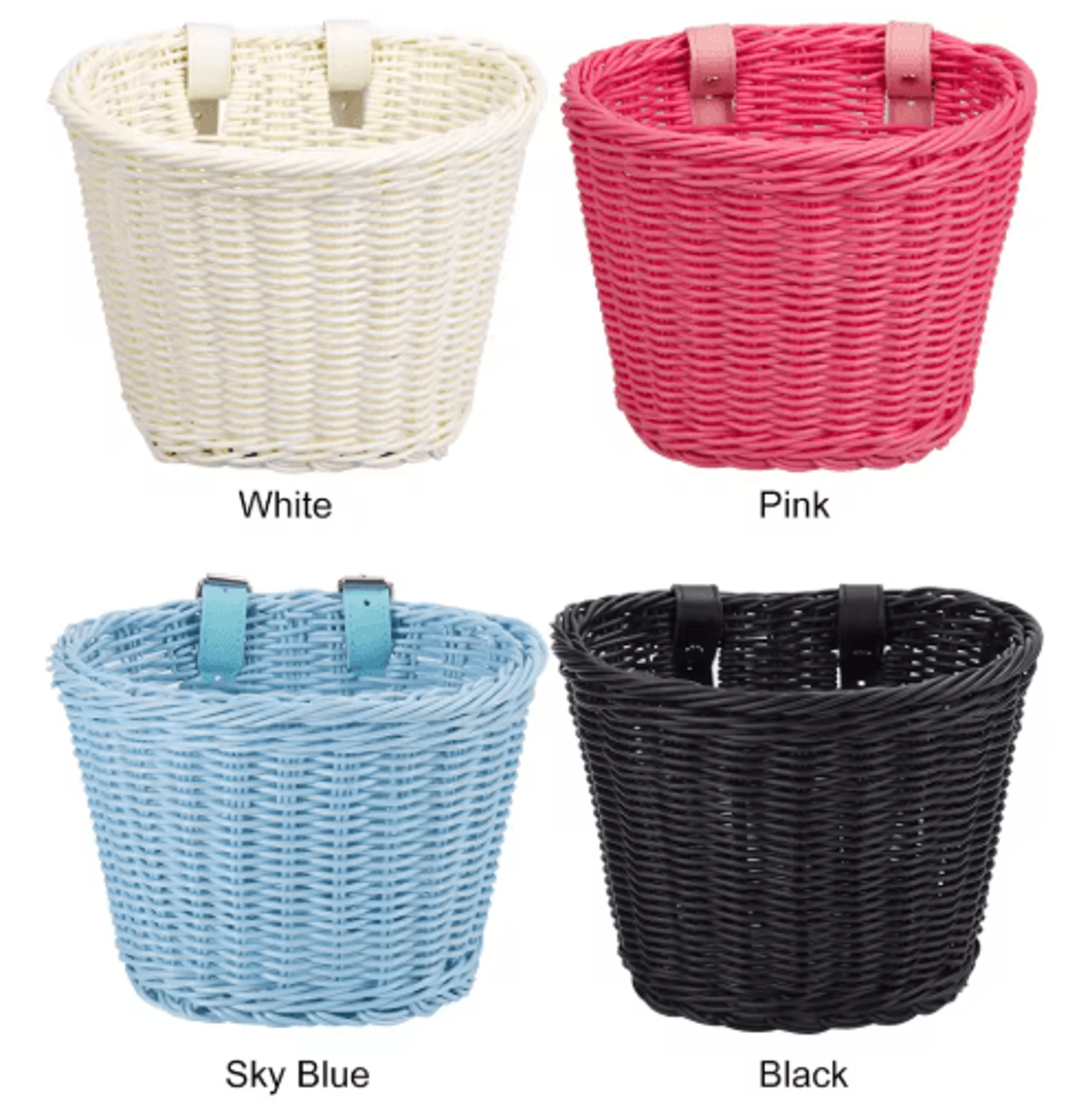 adjustable woven bicycle front basket – multifunction handlebar bike basket for daily use & gifting