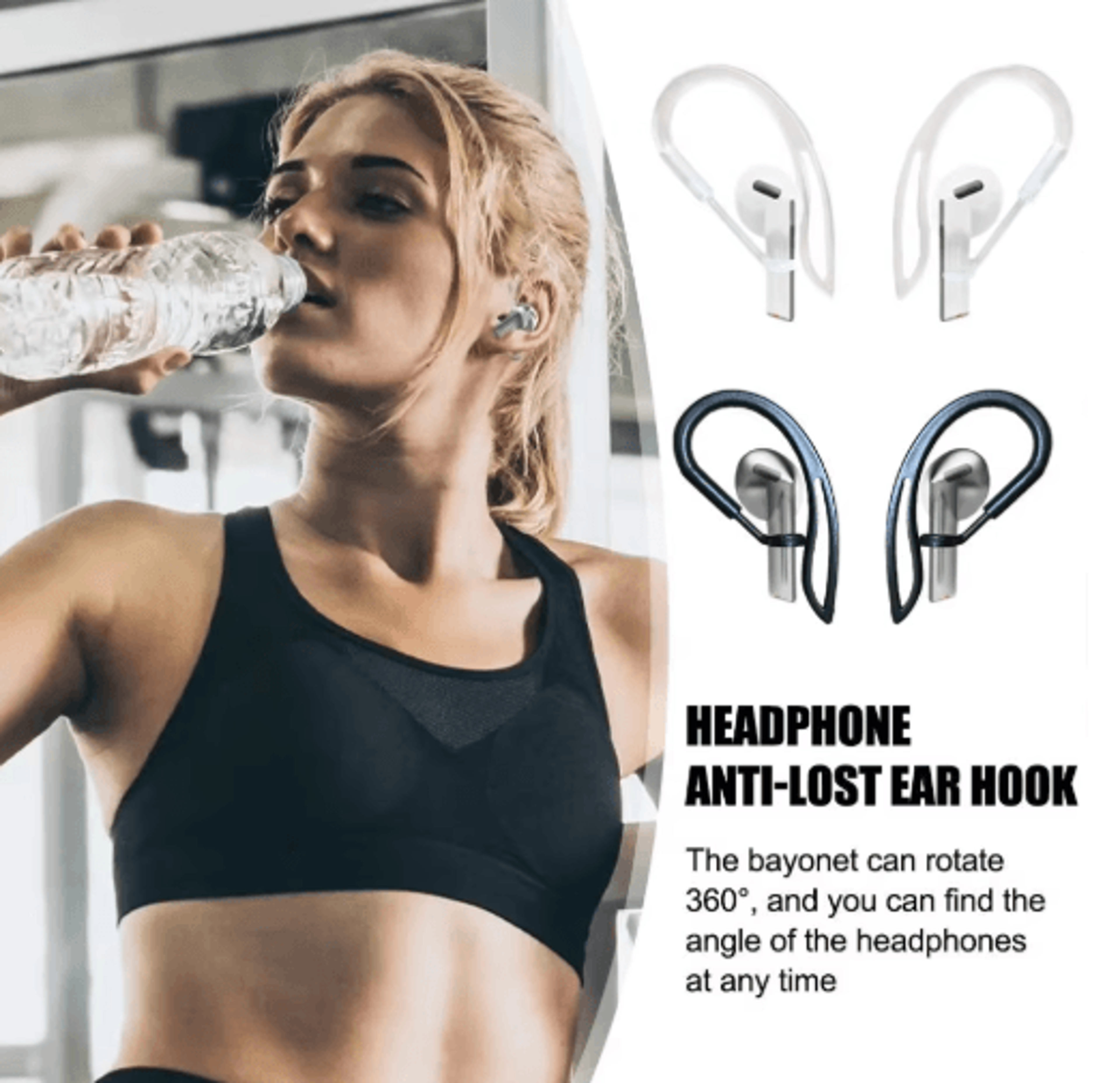 soft rubber ear hook for samsung galaxy buds 3 & buds 3 pro