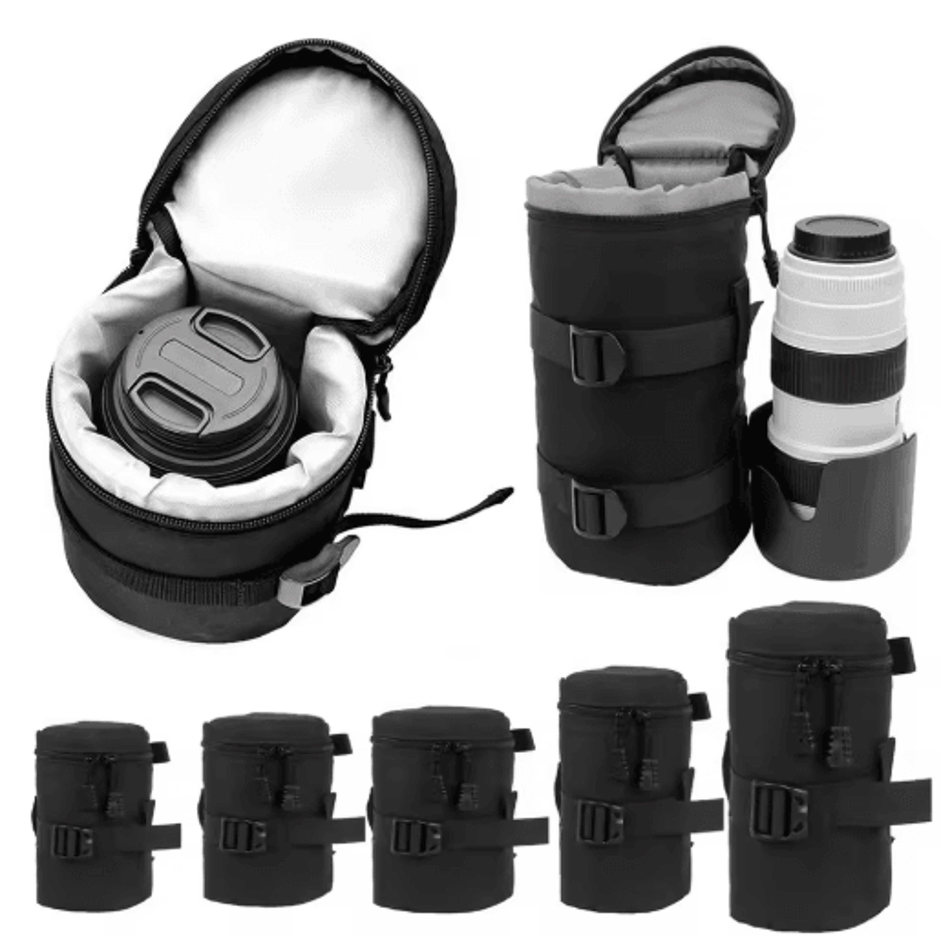 waterproof camera lens pouch for dslr & mirrorless photography gear