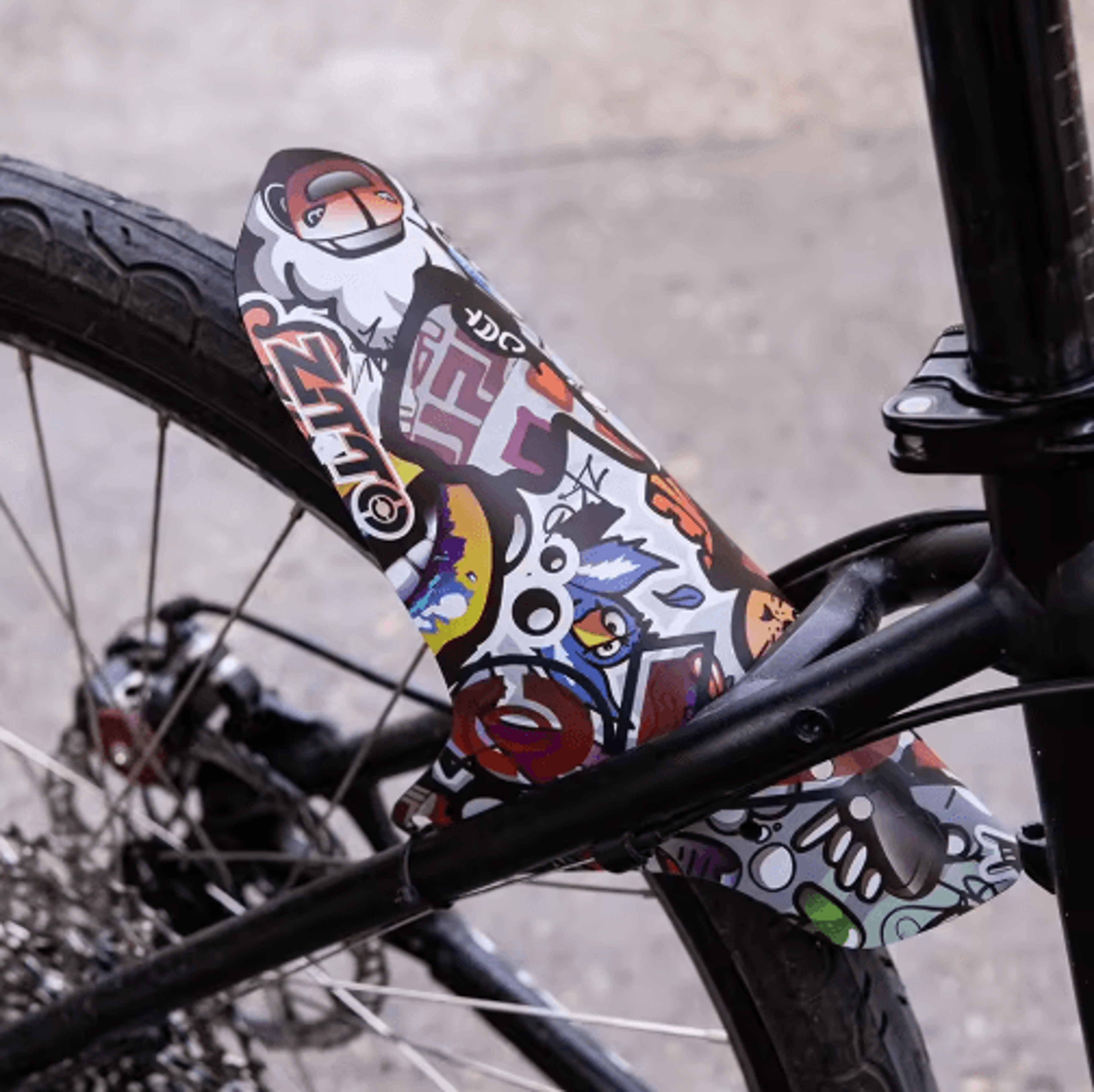 universal mtb bike fender mudguard for front & rear wheel protection