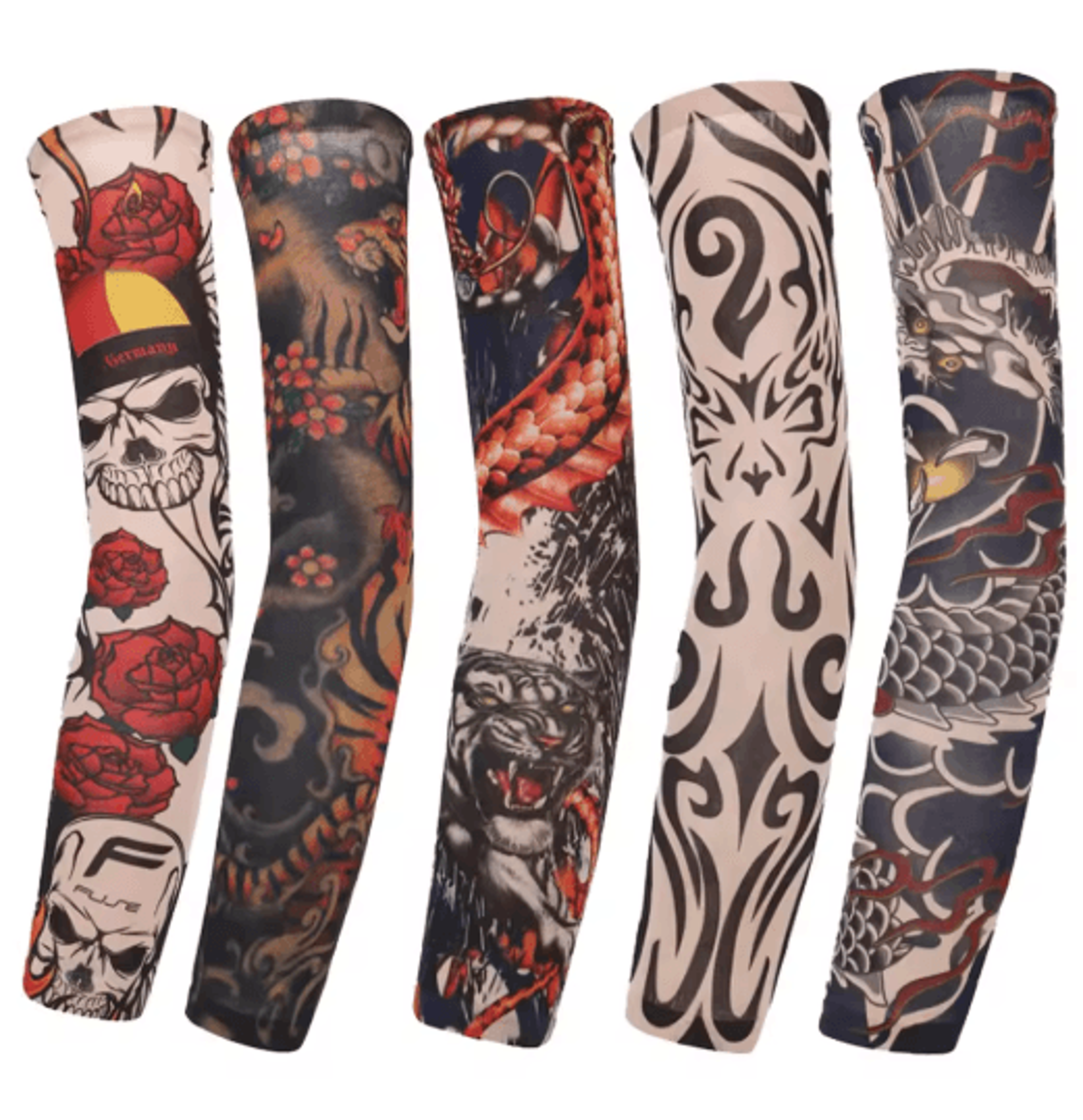 floral uv protection arm sleeves for cyclin sports & outdoor wear