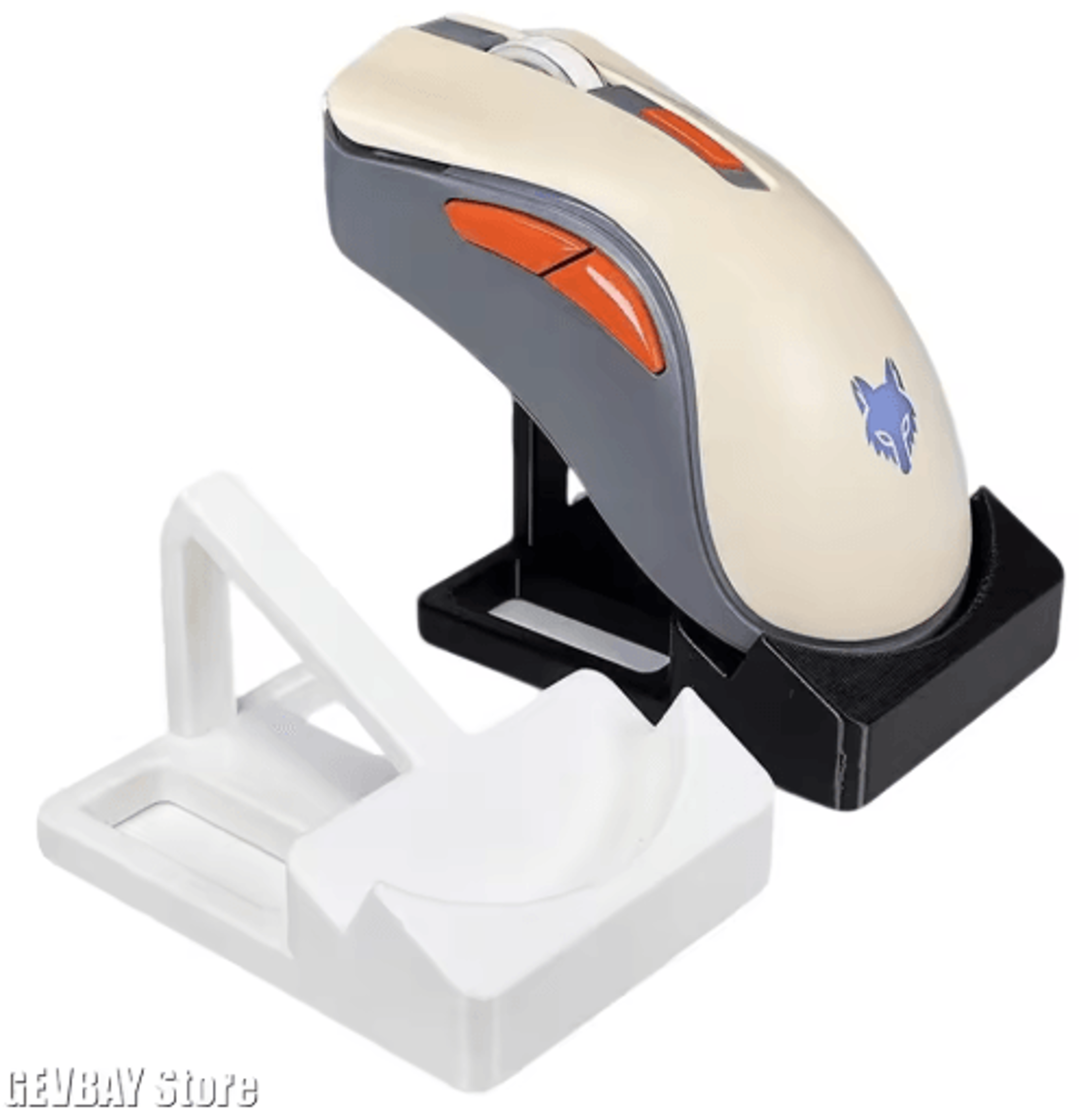 3d printed gaming mouse display stand for wireless & bluetooth mice