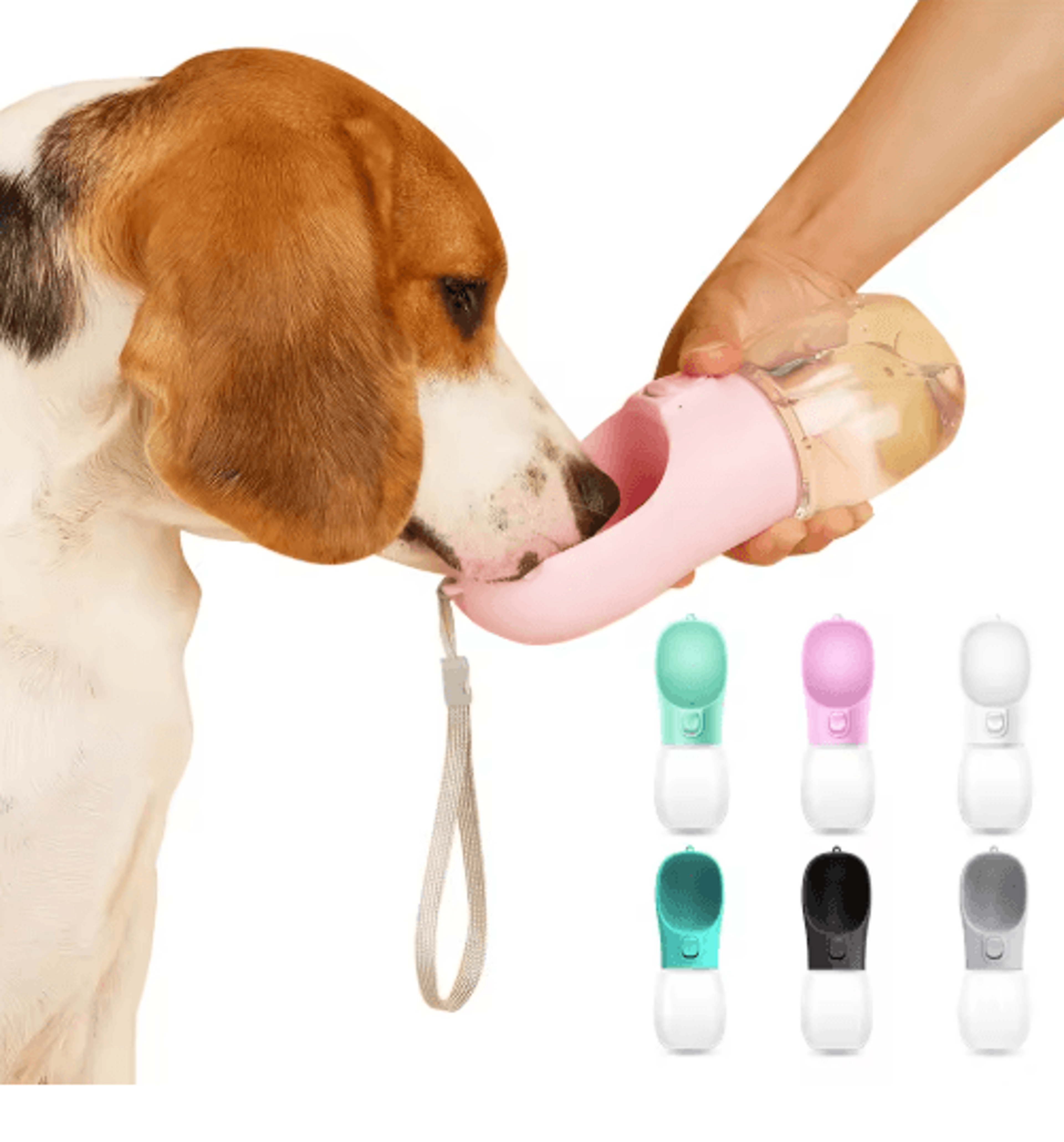 portable dog water bottle – leakproof travel water dispenser for dogs & cats