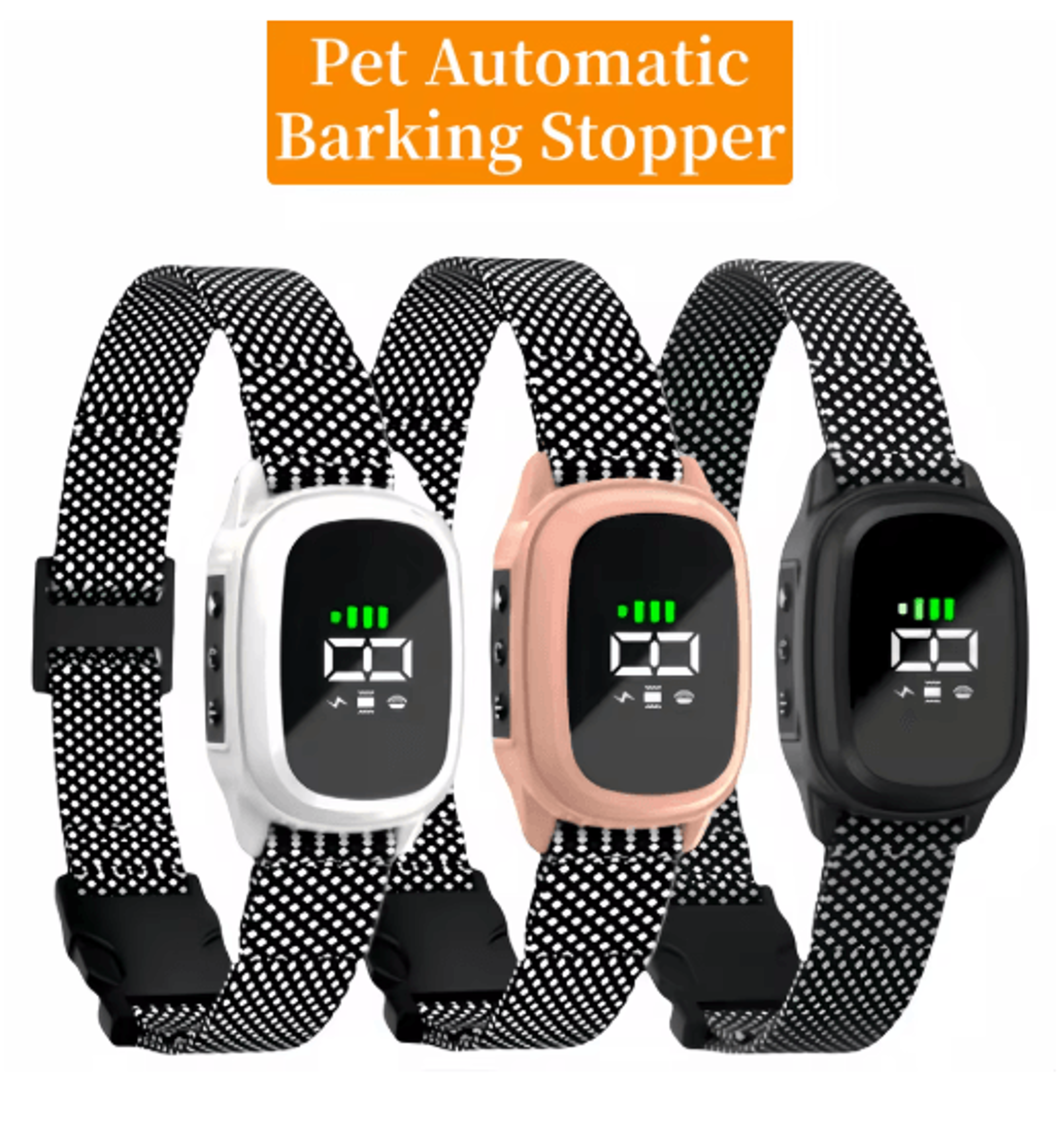 yhlc rechargeable anti bark dog collar automatic bark control training collar