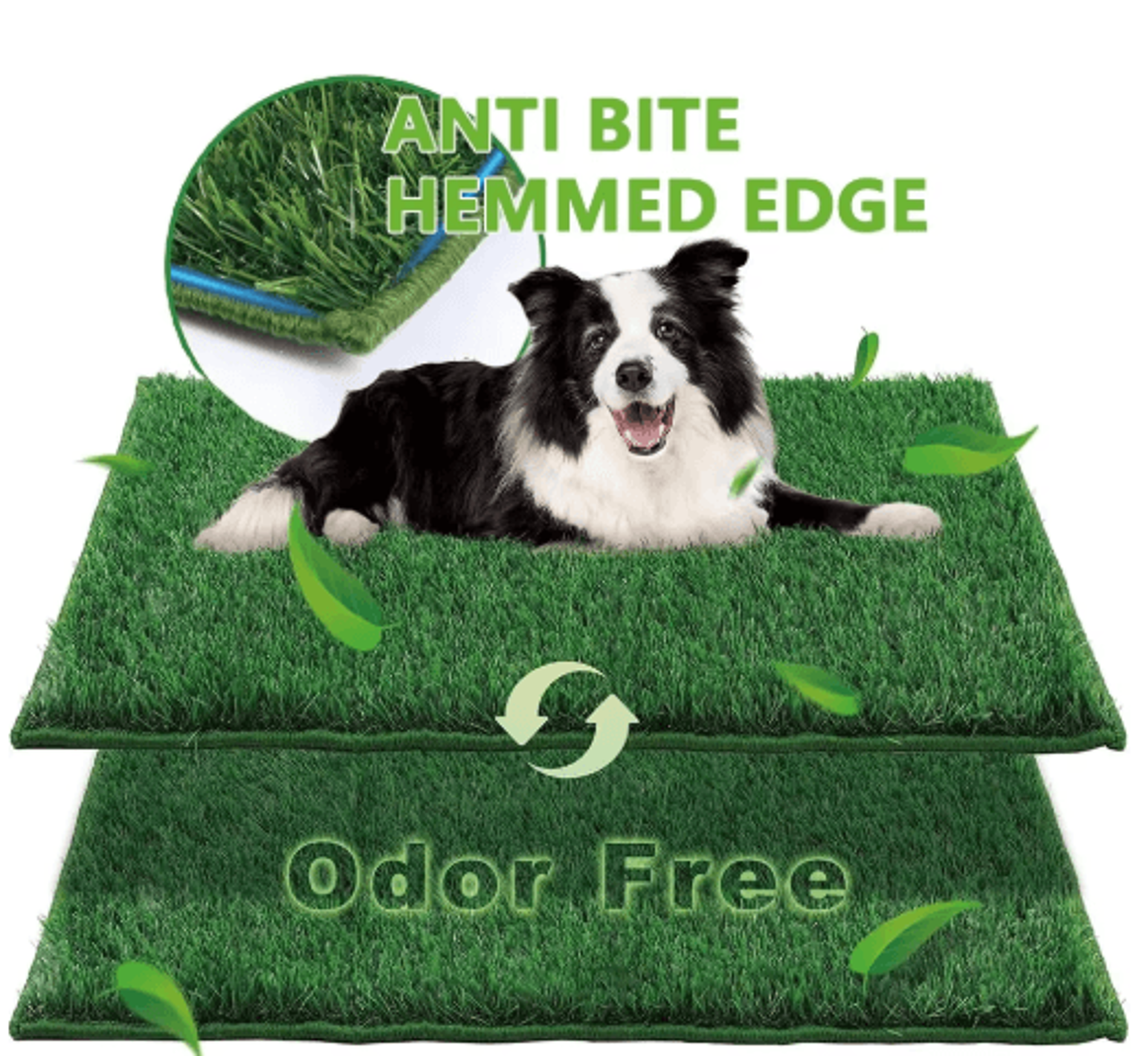 freshpatch pro dog potty training mat with reusable artificial grass