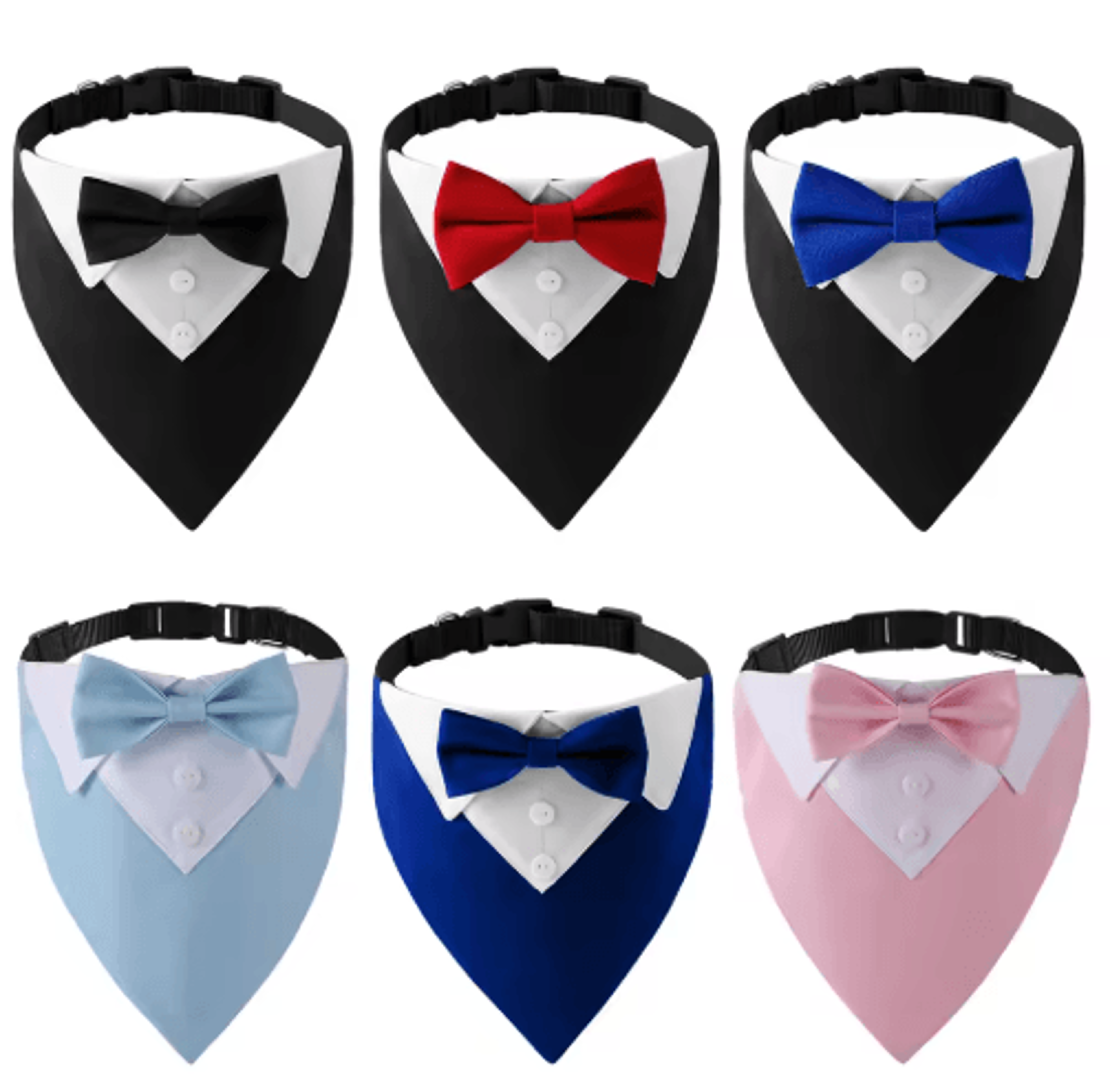 sucado elegant dog bow tie collar for weddings & special events