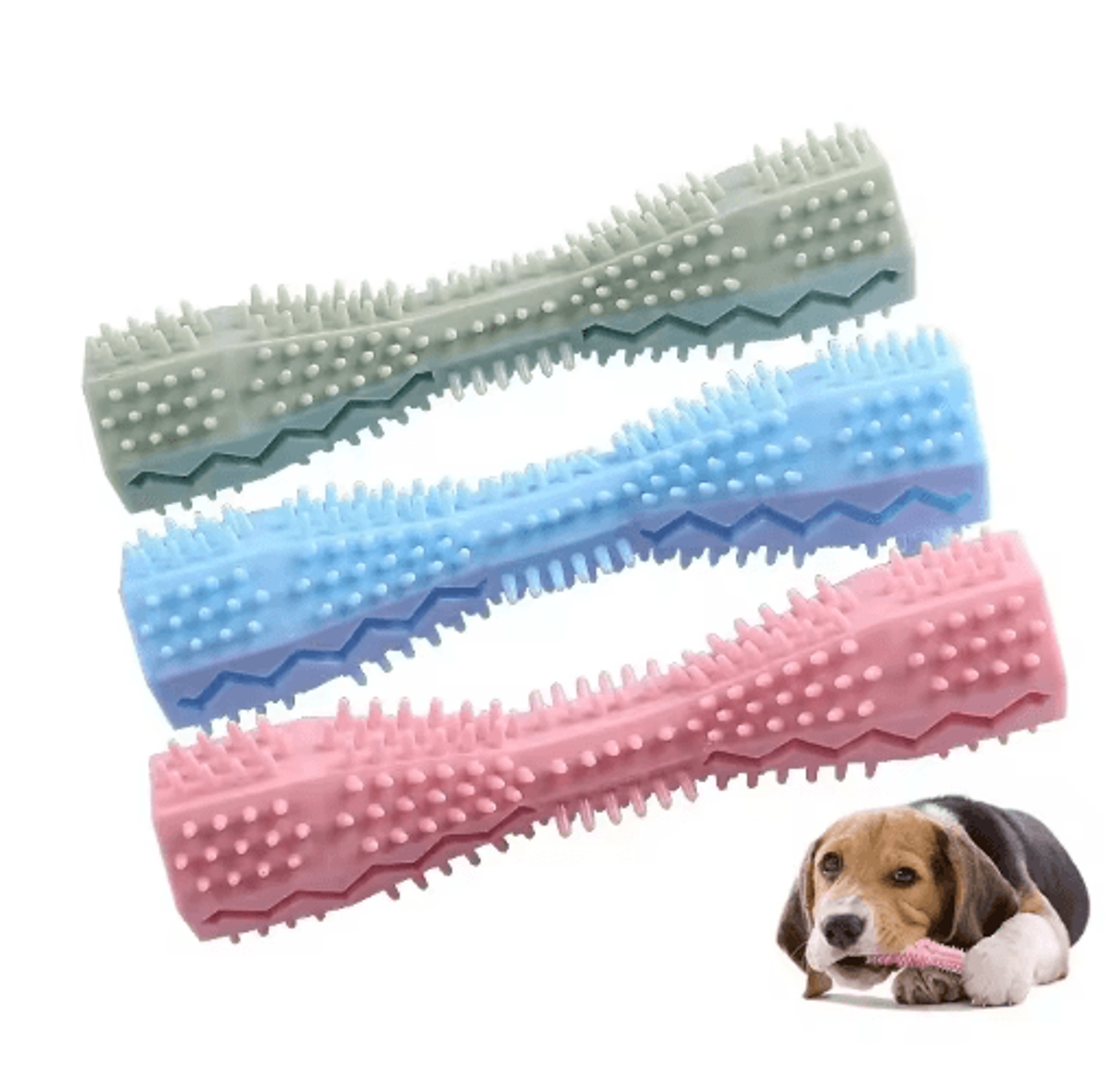 chew clean interactive dog chew stick for teeth cleaning & treat play