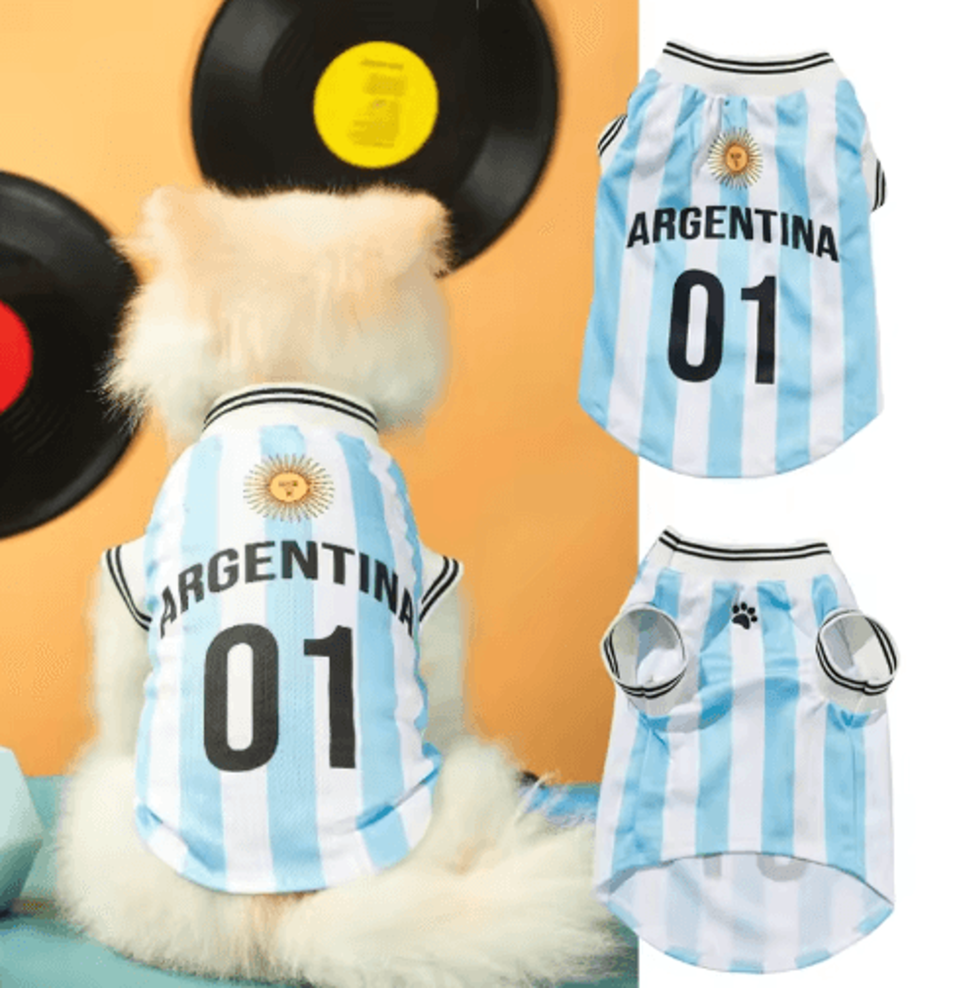sportpaw breathable pet jersey – mesh summer dog & cat t-shirt for small & large pets