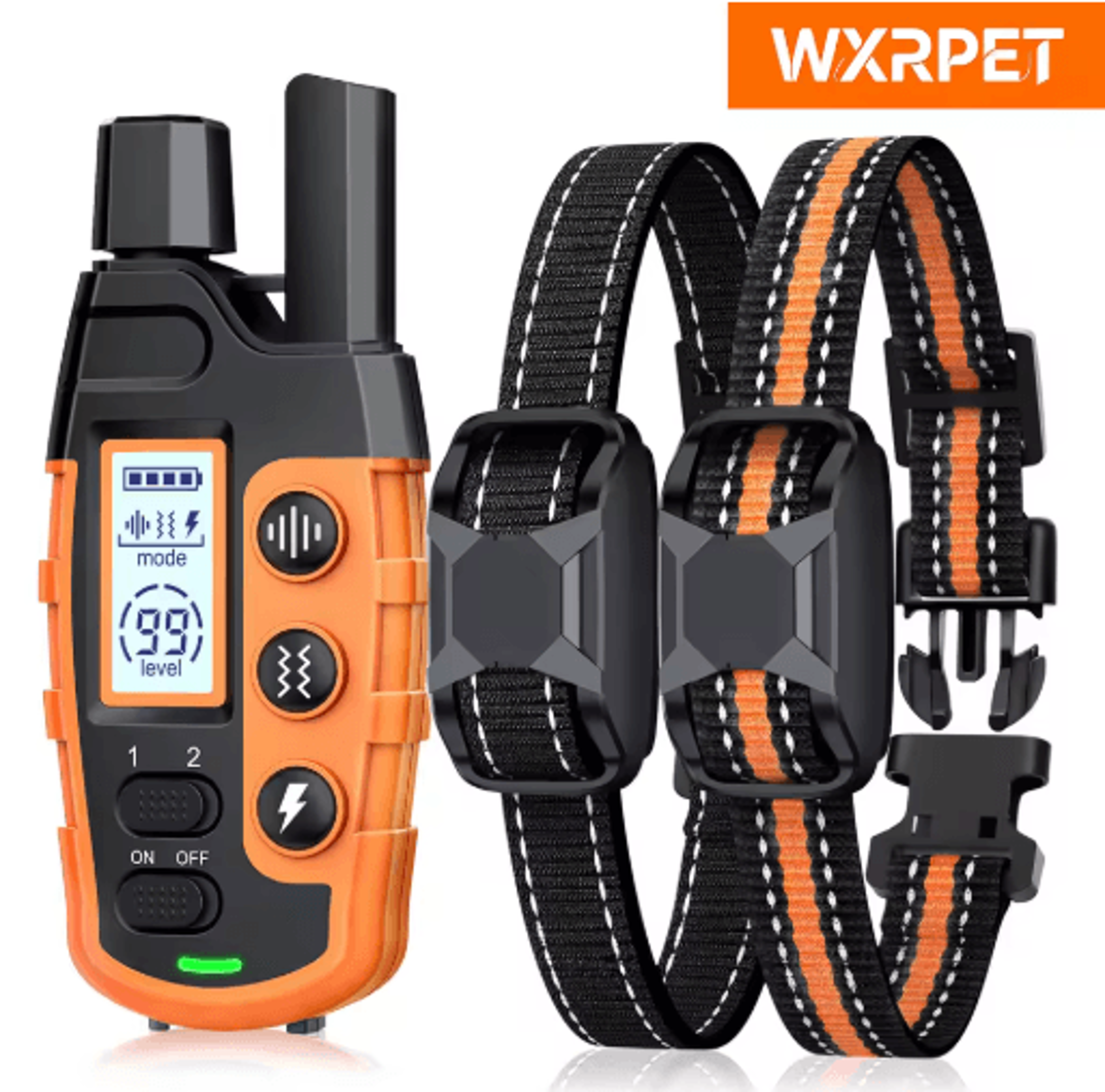 safecontrol waterproof dog training collar – remote training system for dogs 5–120lbs