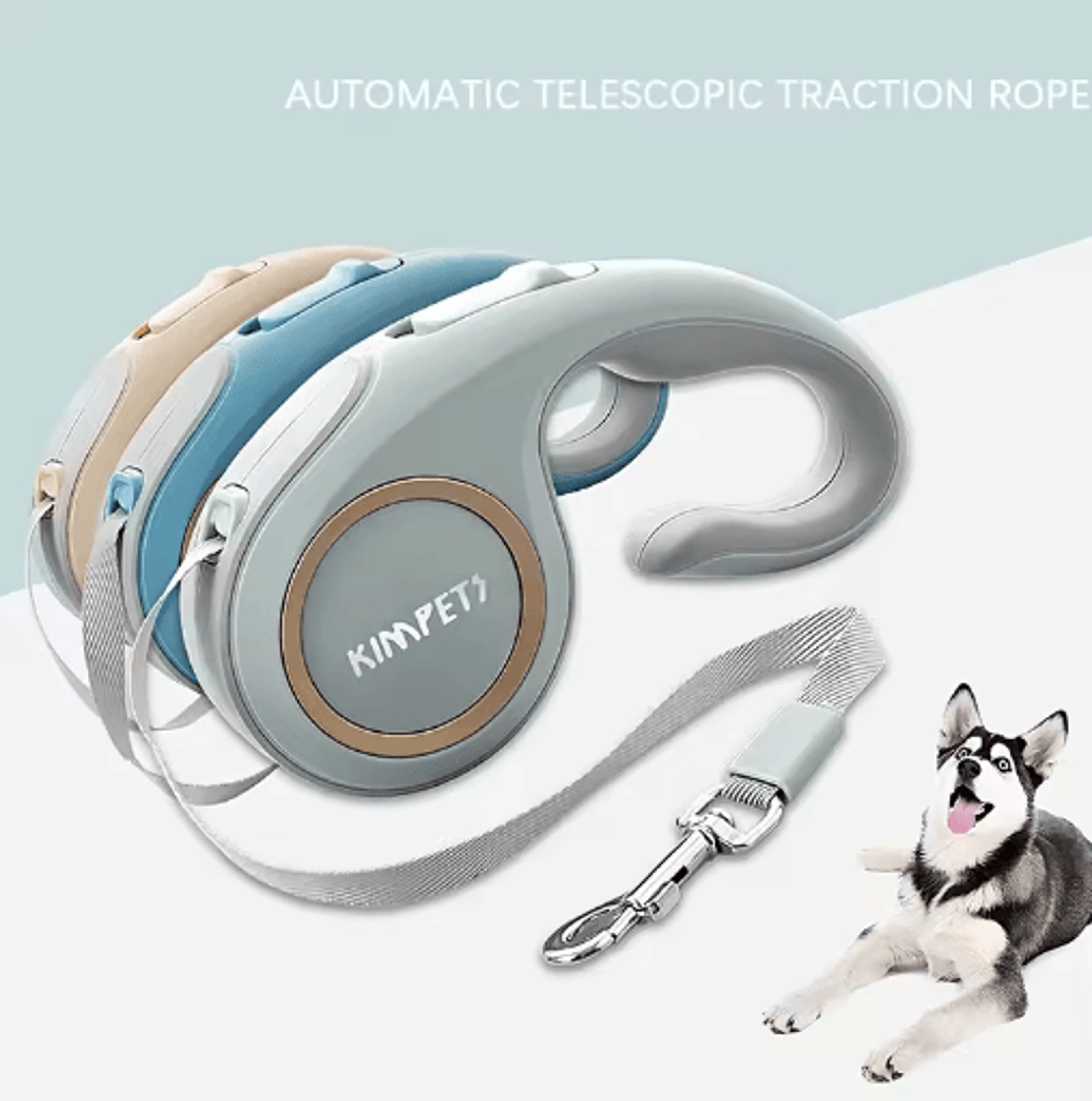 automatic retractable dog leash for small & medium pets 3m/5m telescopic walking lead