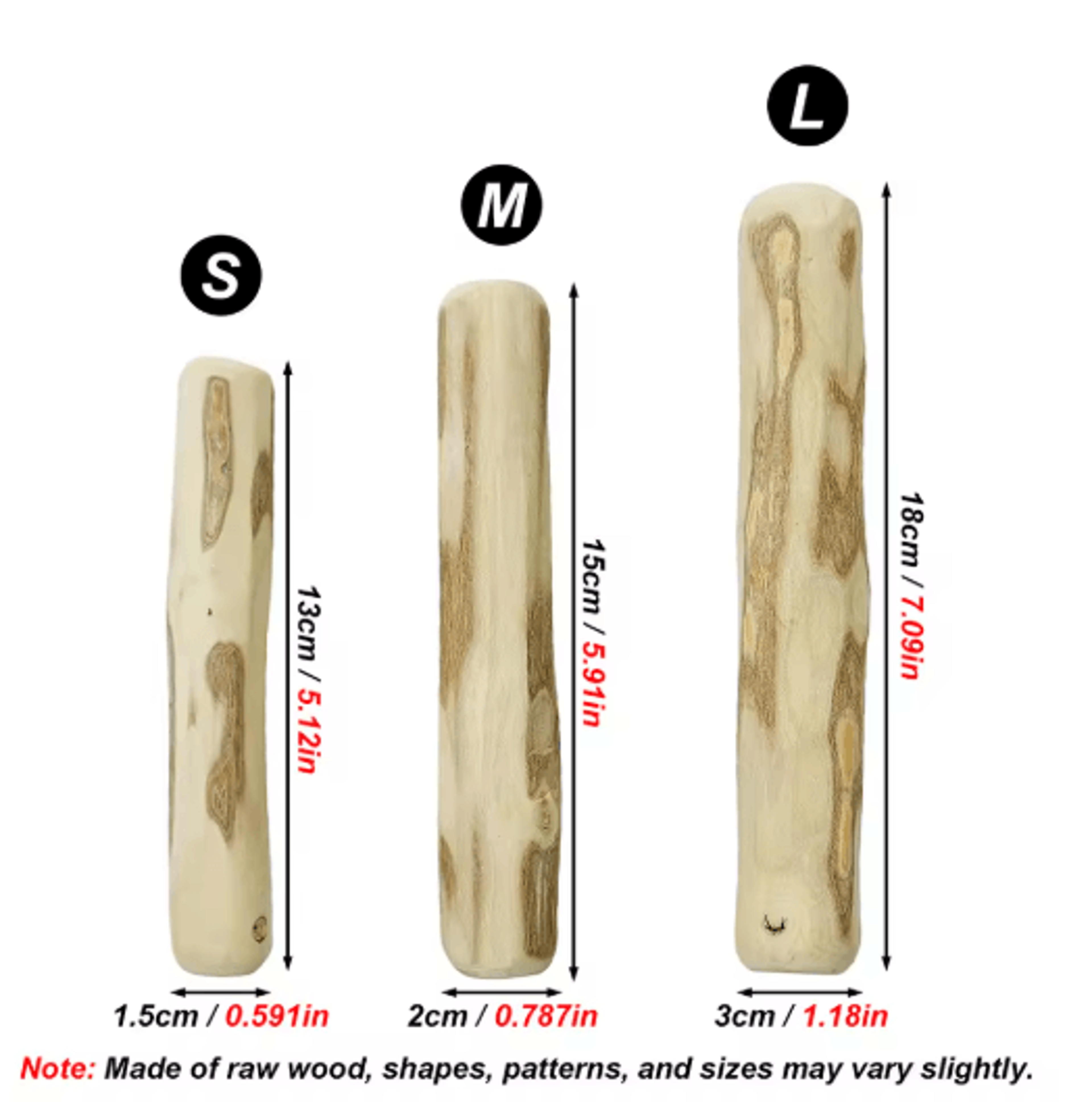 natural coffee wood dog chew stick for teeth cleaning & stress relief