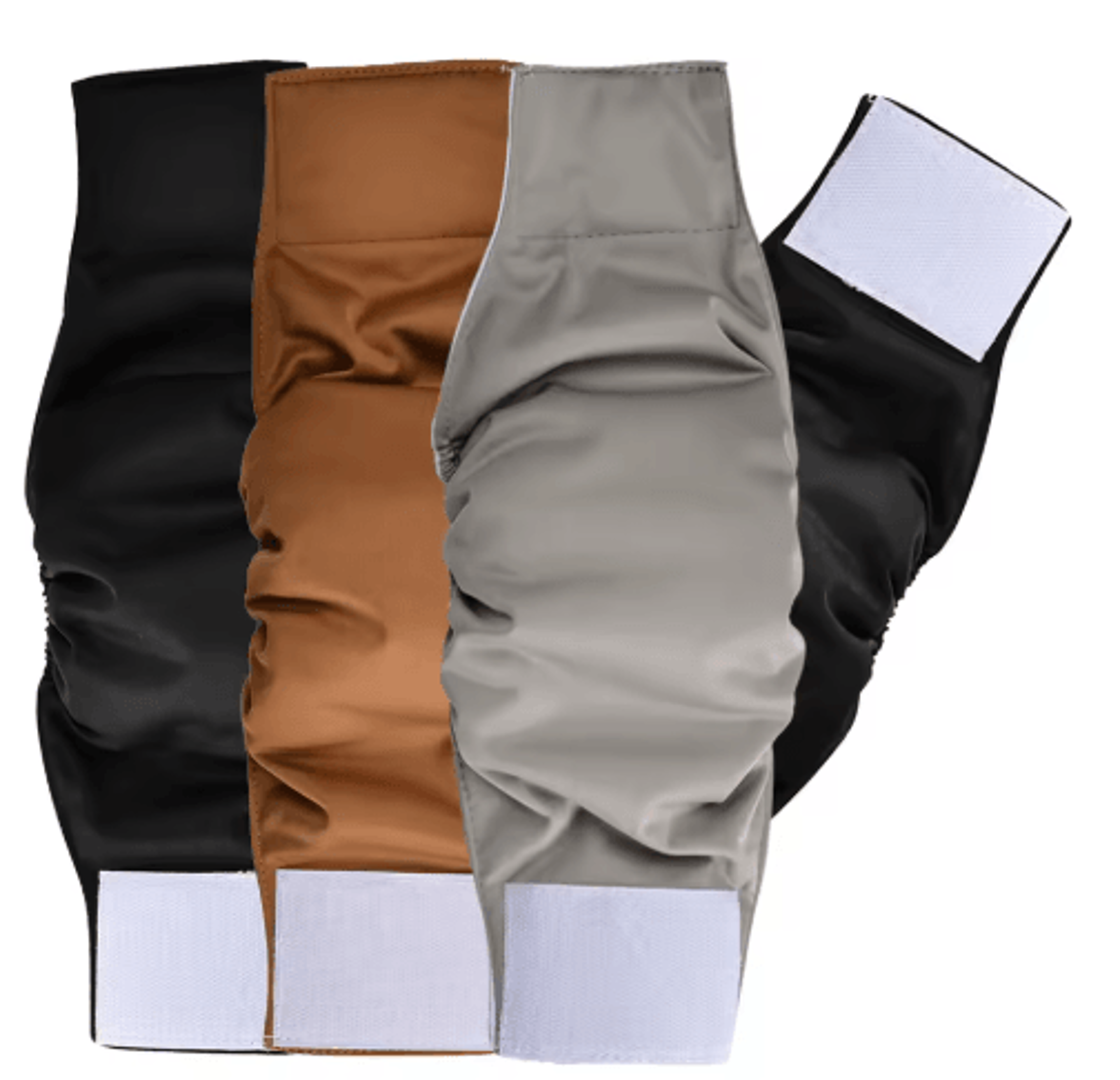 3pcs reusable male dog belly bands – washable breathable dog diapers for puppies & adult dogs