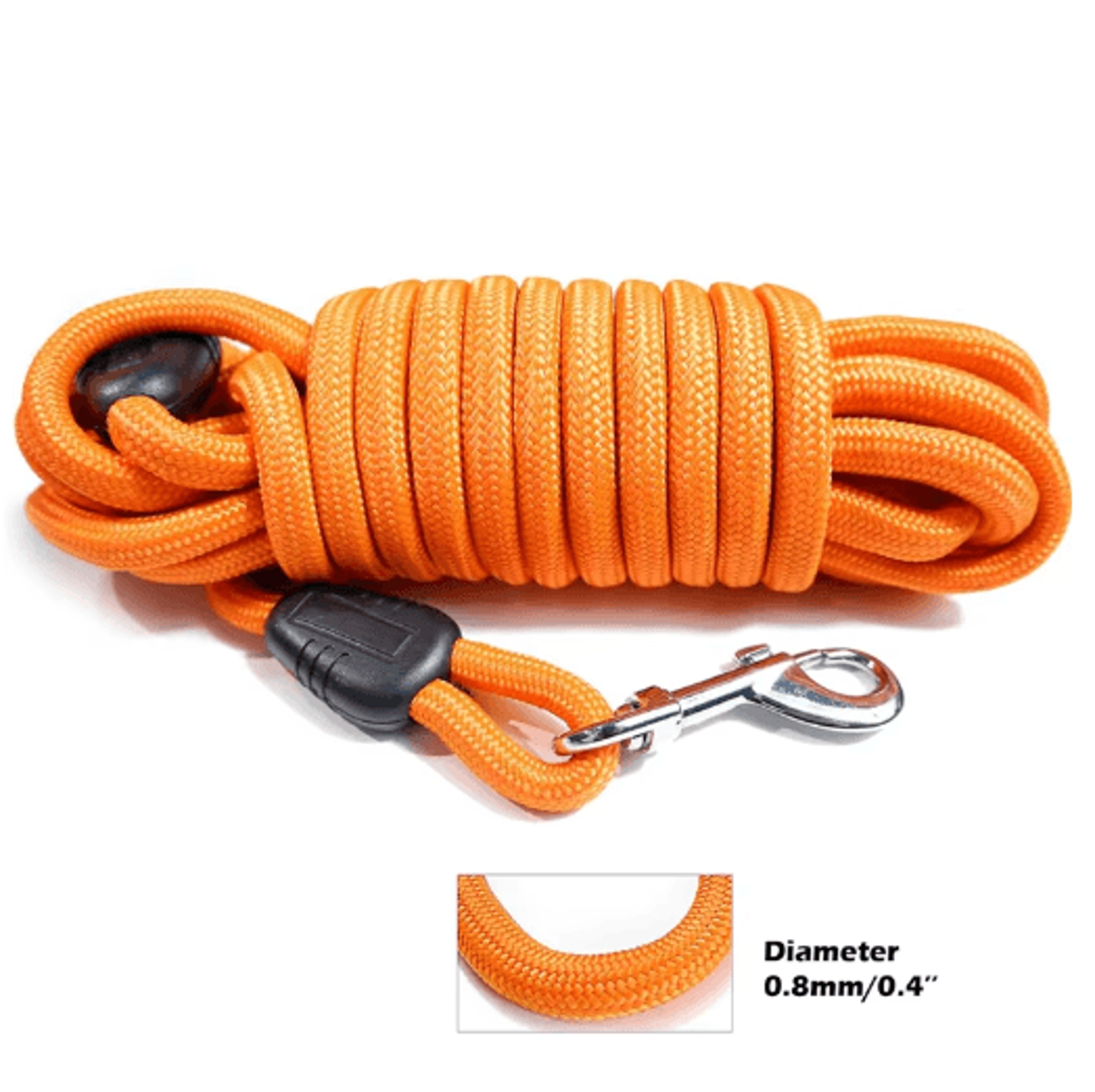 heavy duty long training dog leash 5m/10m/15m nylon recall & agility lead