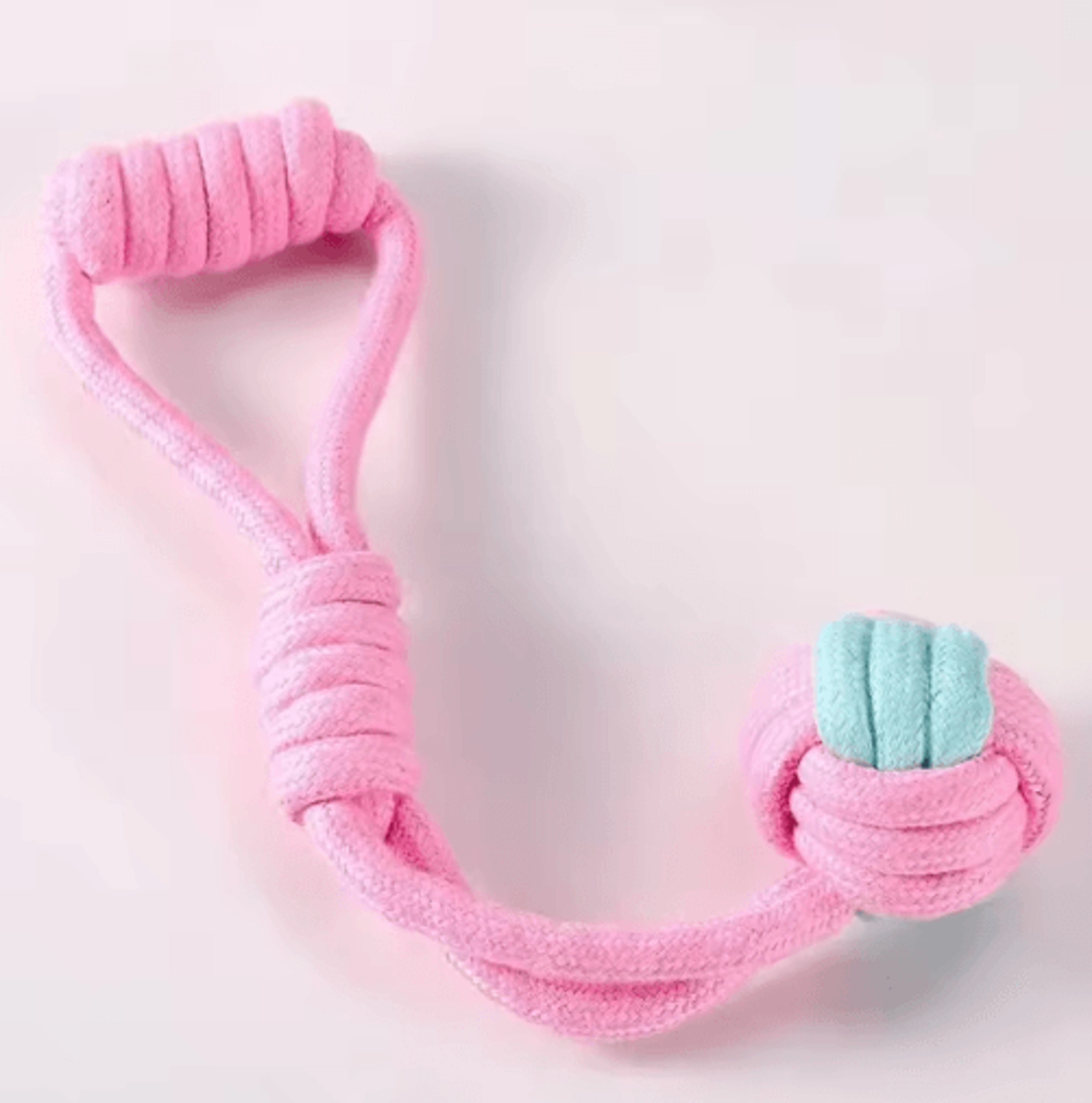 cotton rope ball dog toy – bite resistant chew & teeth grinding interactive toy