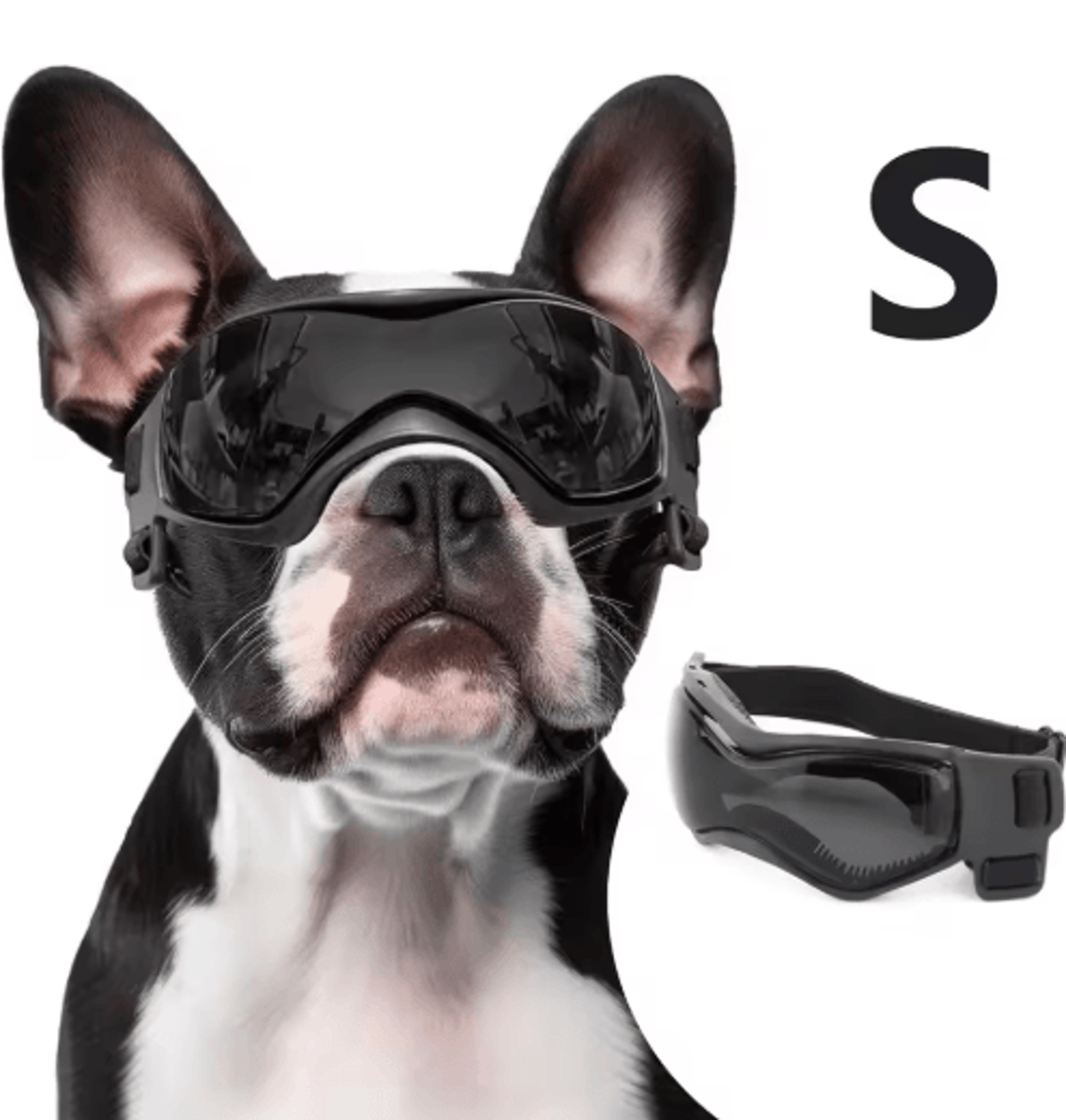 adjustable dog sunglasses with uv protection windproof pet goggles for small & medium dogs