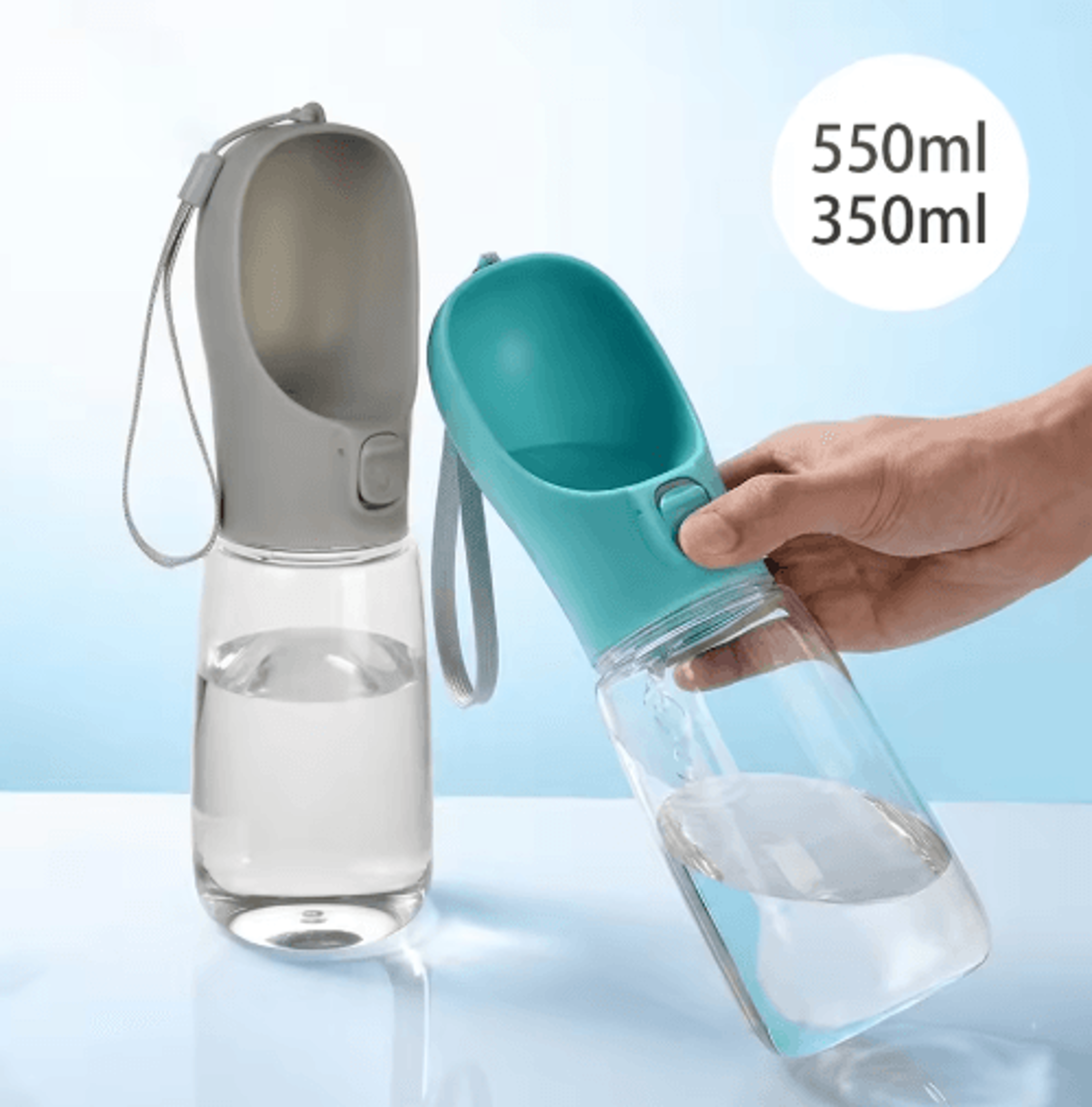 portable dog water bottle with drinking bowl travel water dispenser for pets
