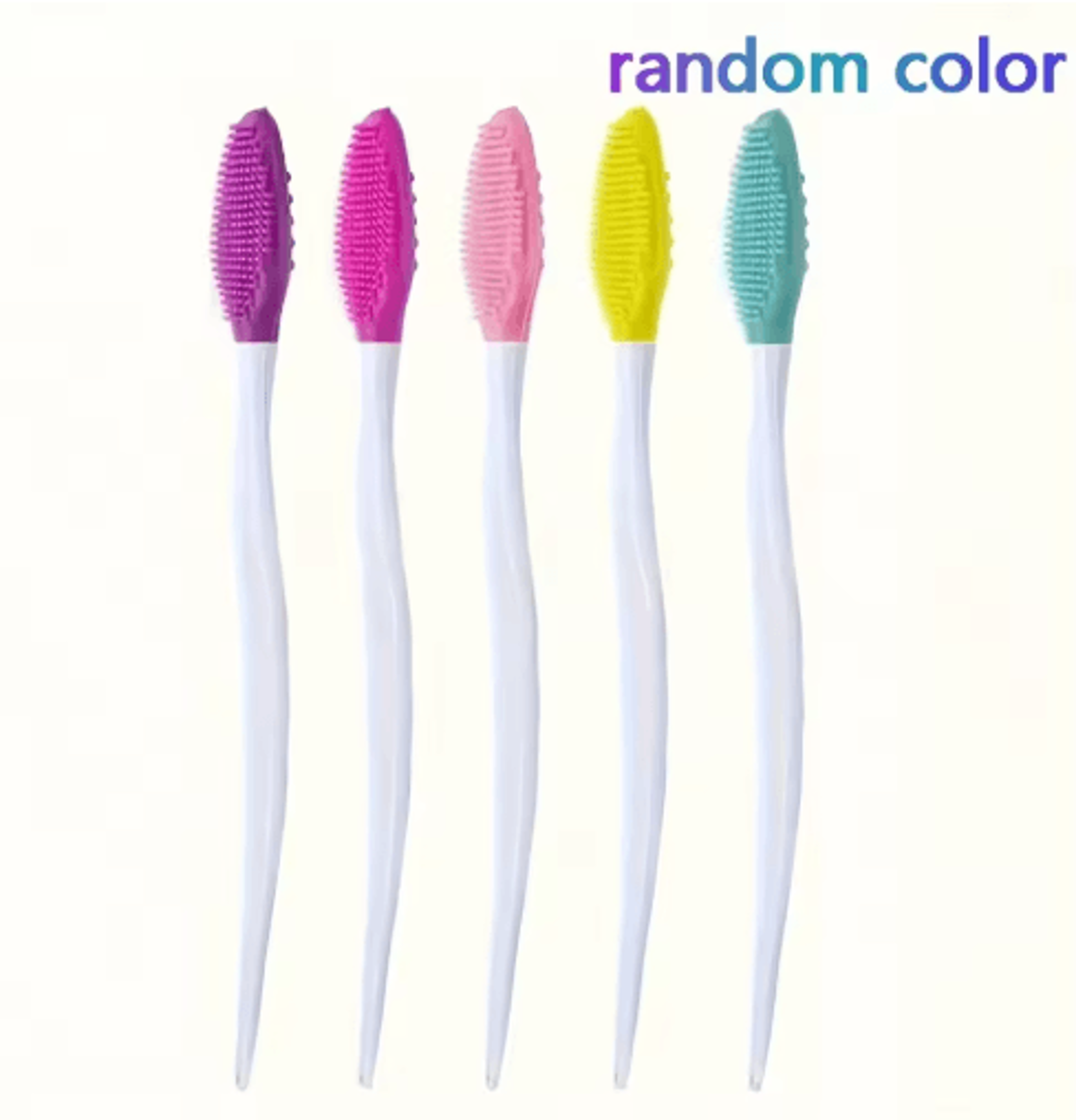 soft double sided dog toothbrush set gentle pet teeth cleaning brushes 5/10pcs