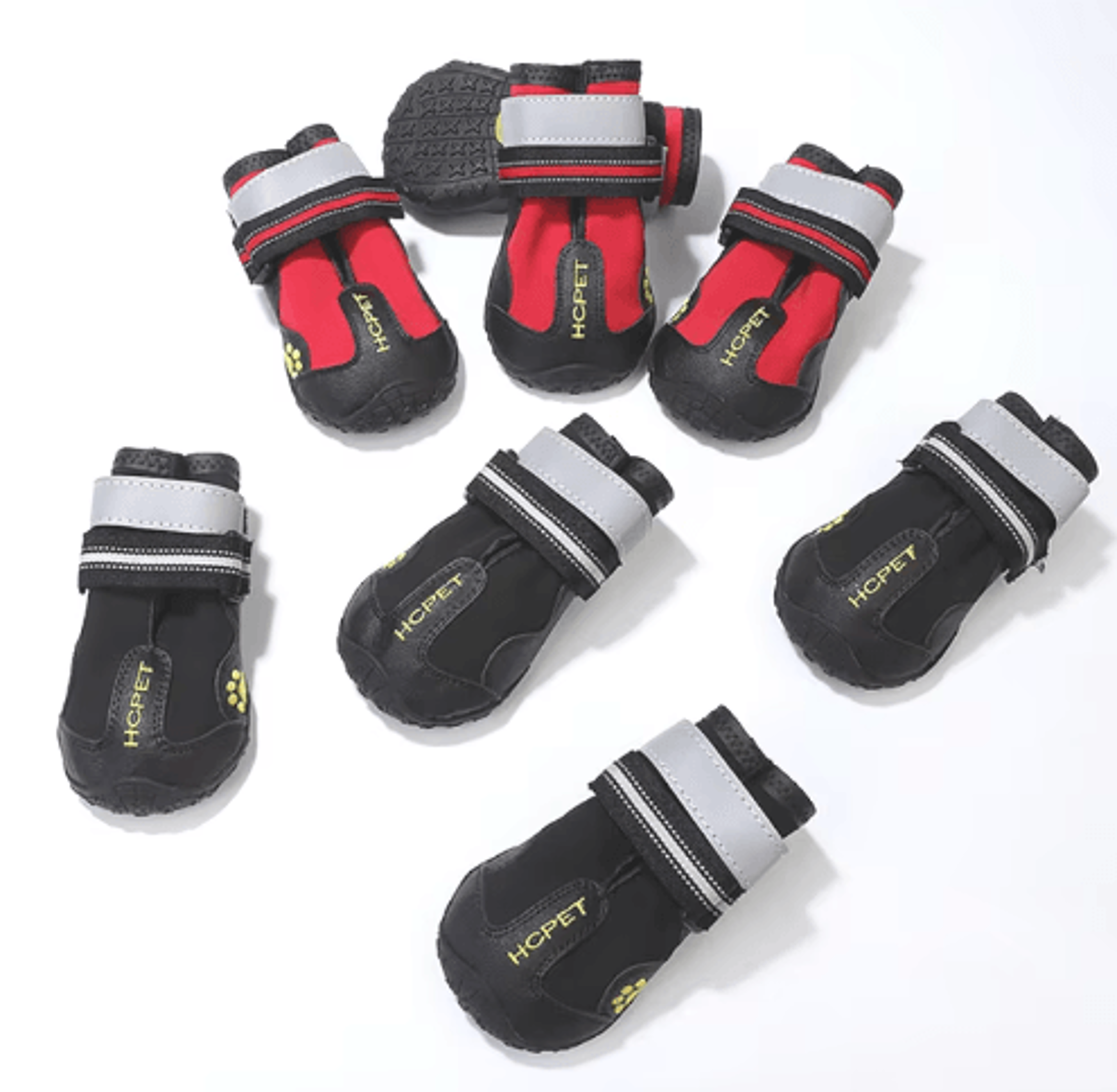 reflective waterproof dog boots – anti-skid winter shoes for medium & large dogs