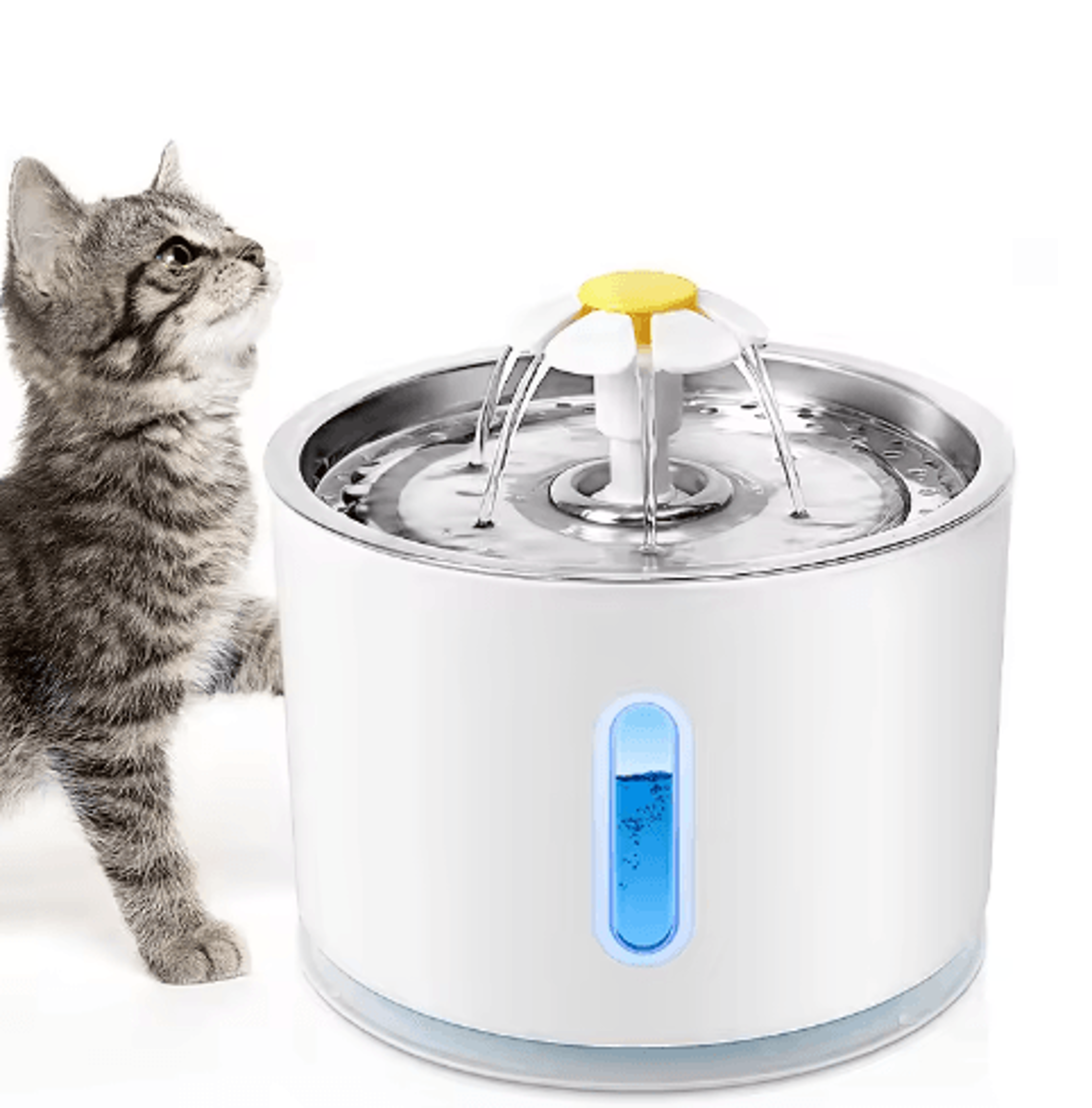automatic stainless steel pet water fountain – smart drinking dispenser for cats and dogs