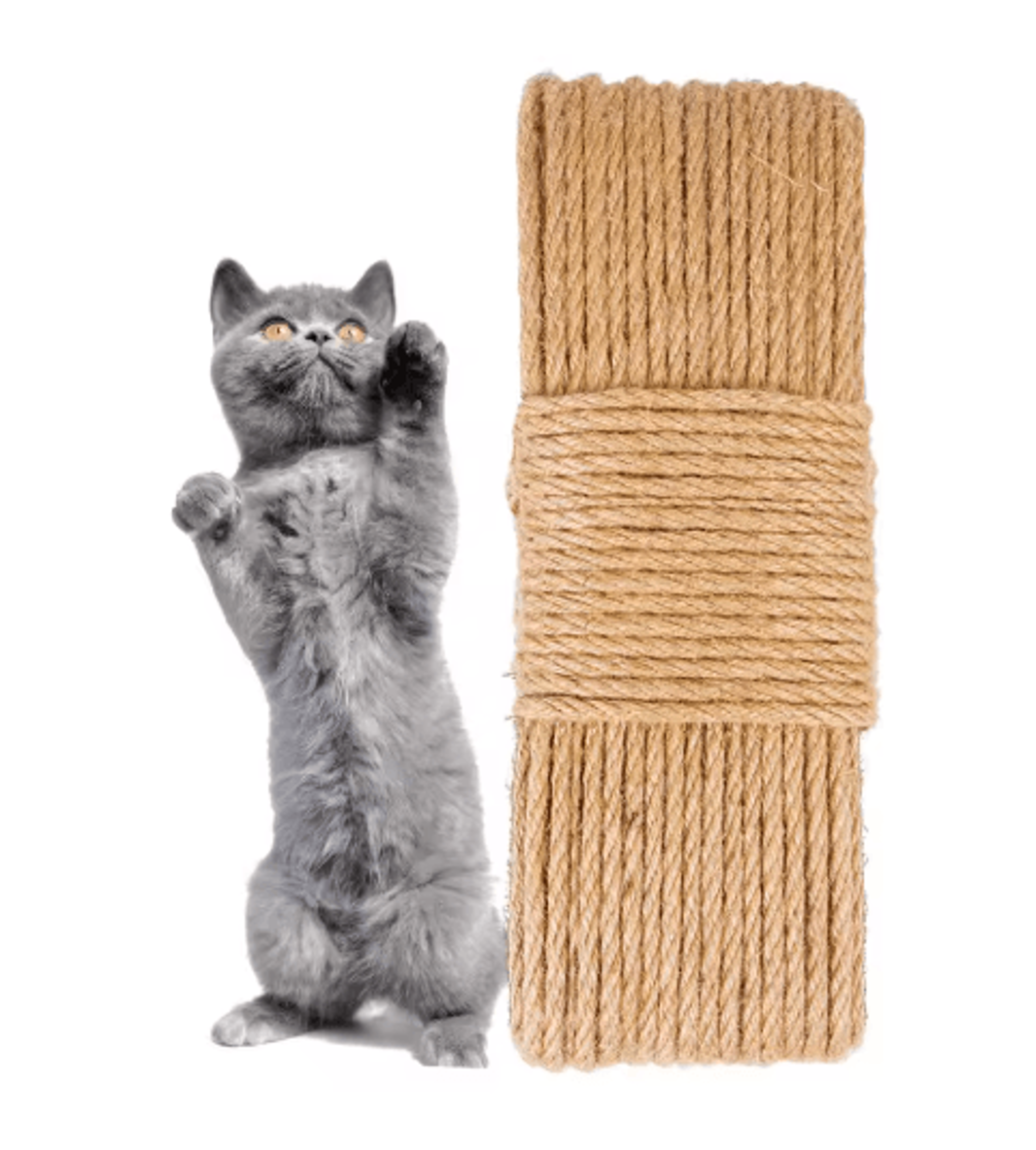 durable twisted jute rope for diy cat scratcher & cat tree repair