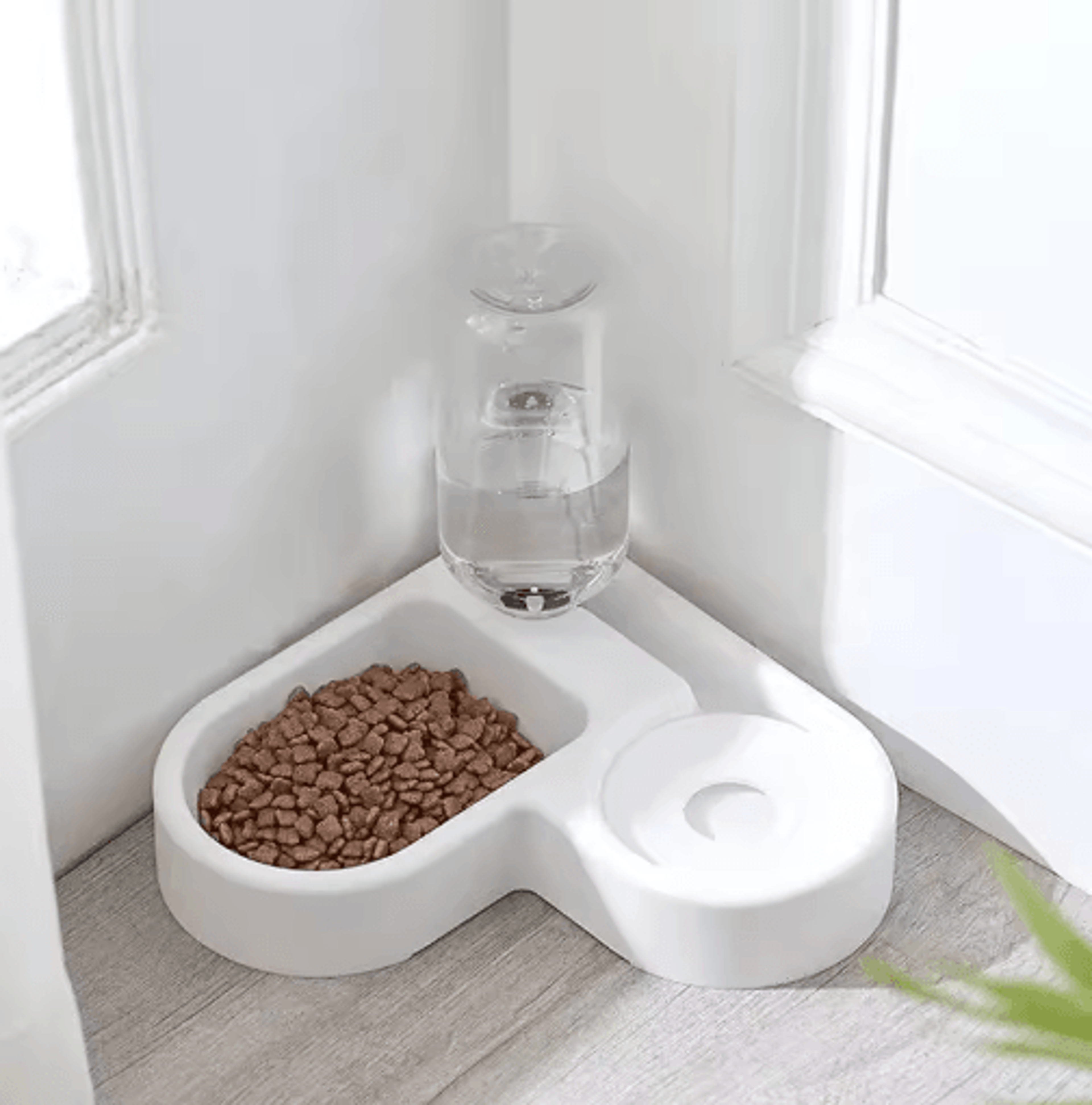 hydrapaws automatic pet feeding & drinking bowl dua luse food and water station