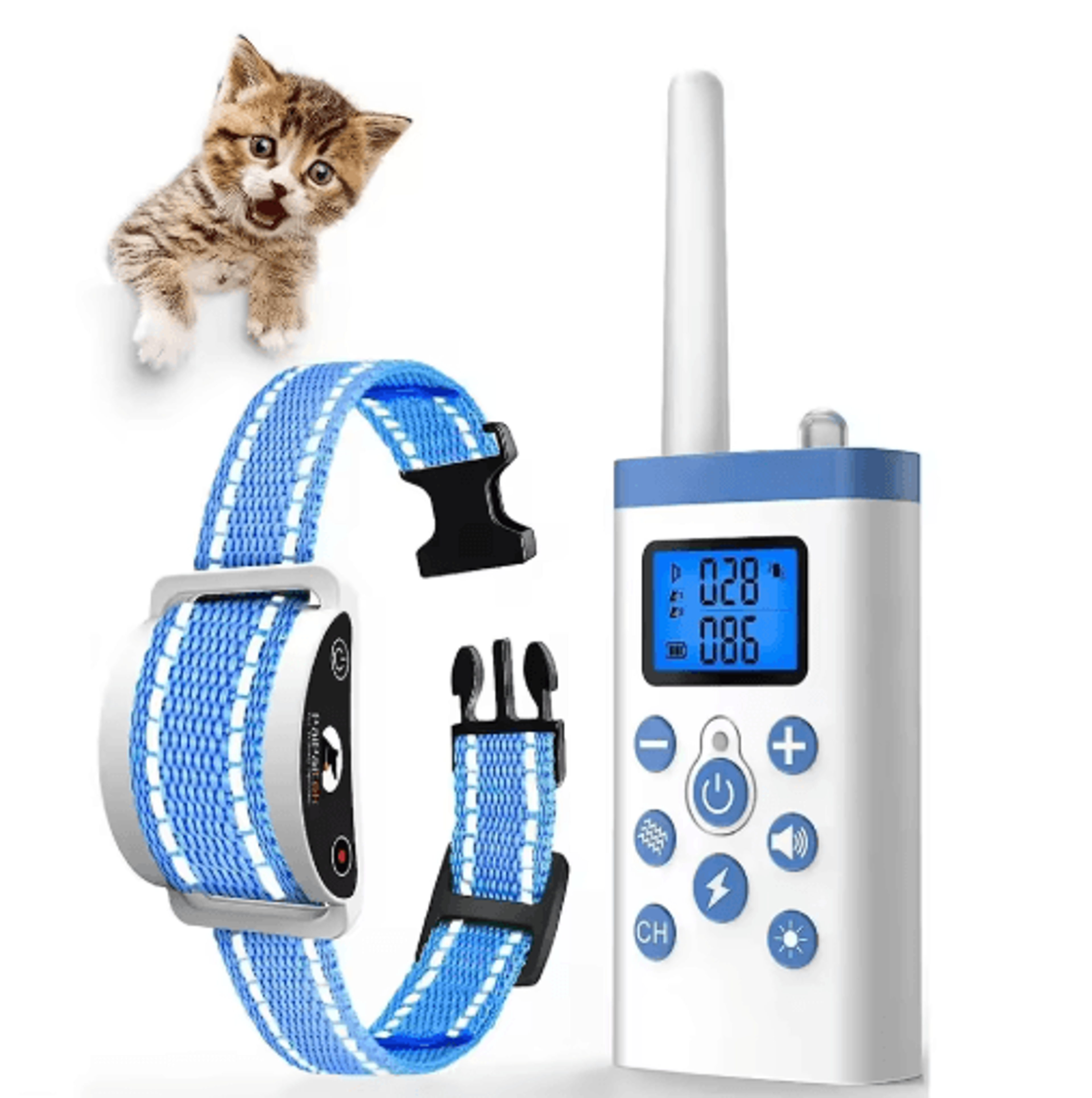 paipaitek smart cat training collar – remote & automatic anti-meow collar for cats