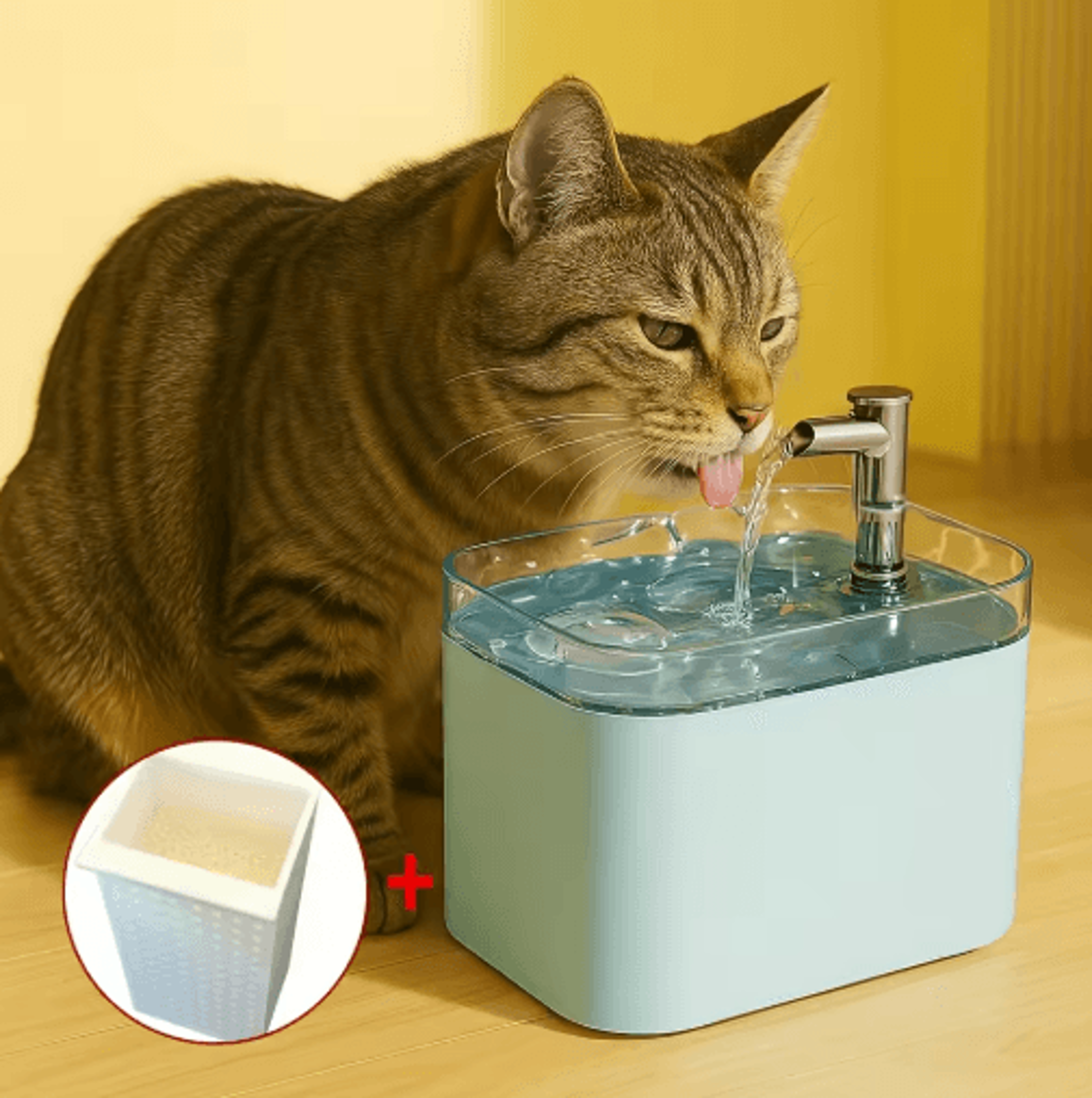1.5l automatic cat water fountain – circulating flow pet water dispenser for cats & dogs