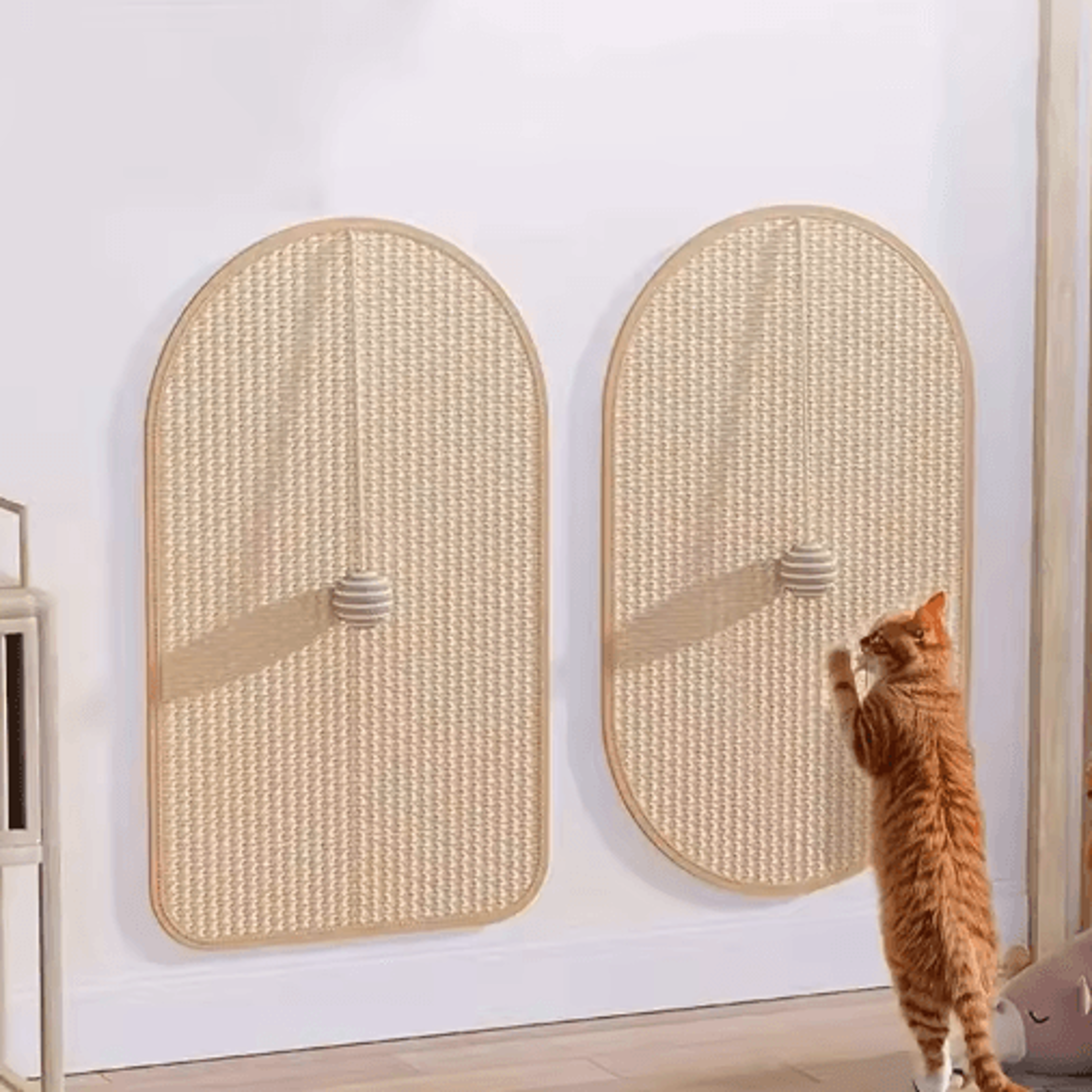 durable sisal cat scratch pad – wall-mounted furniture & sofa protector