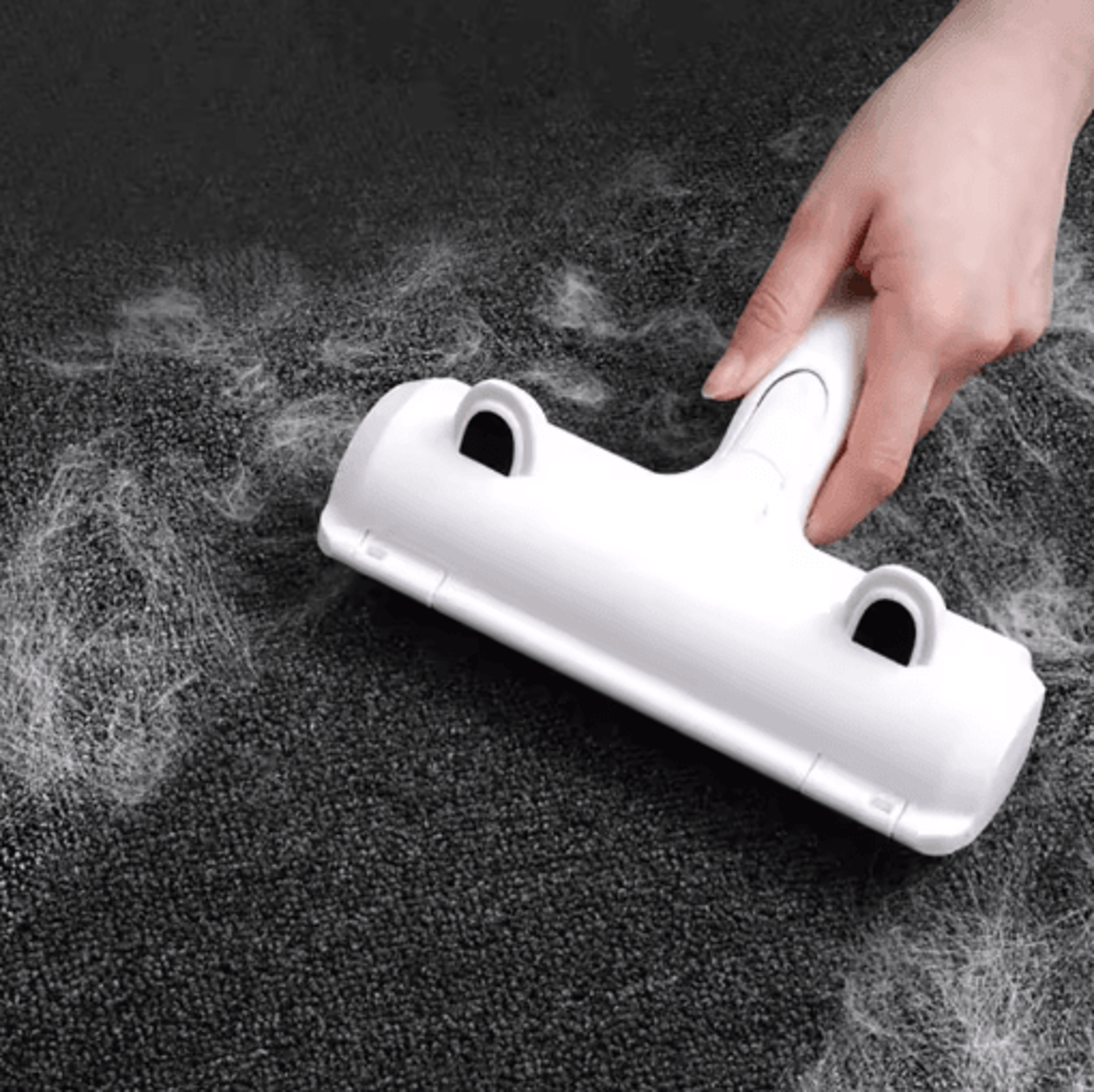 reusable pet hair remover roller fur cleaning tool for furniture carpets & car seats