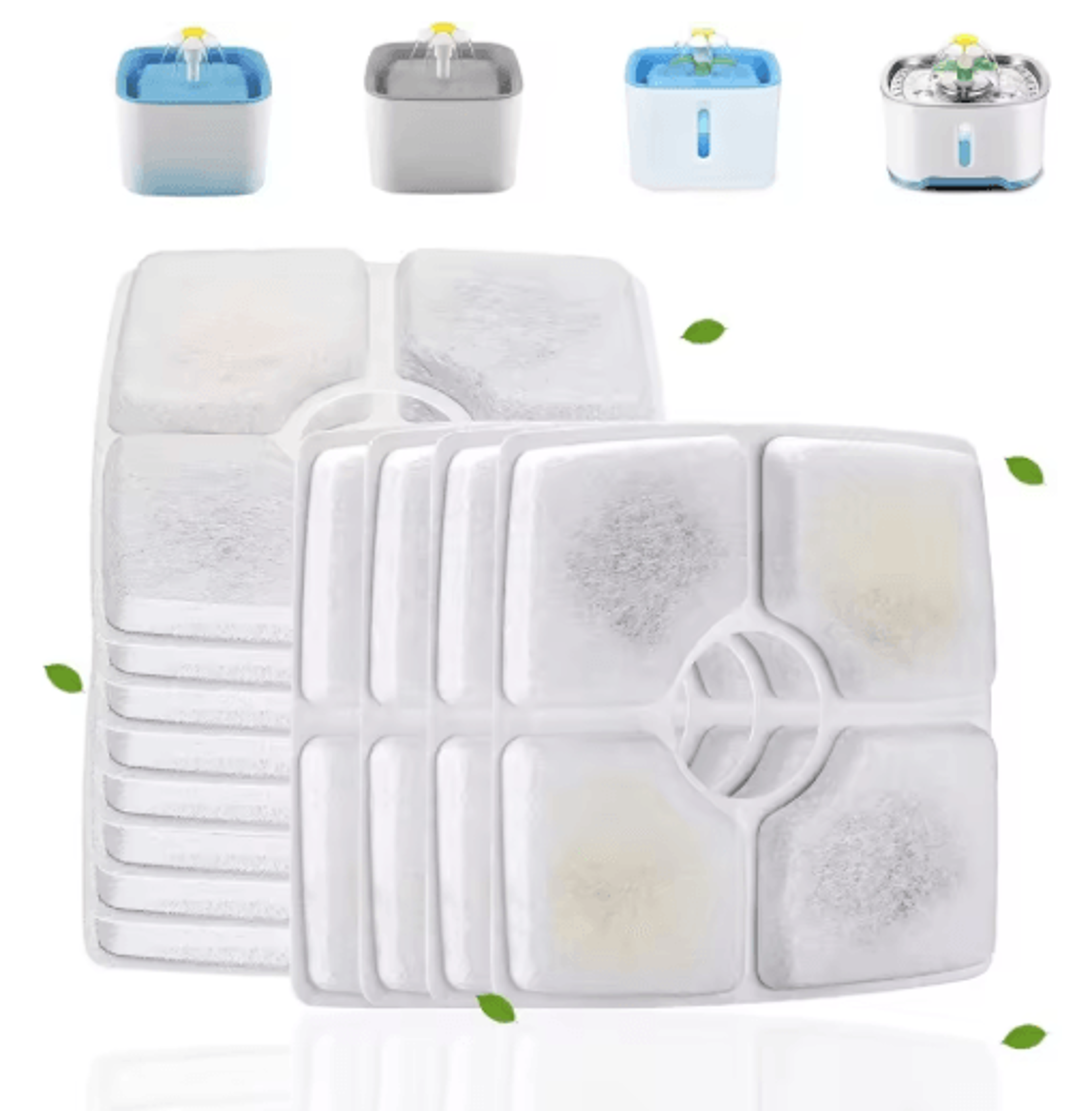 square cat water fountain filter replacement cat water fountain filters for fresh, clean pet drinking water
